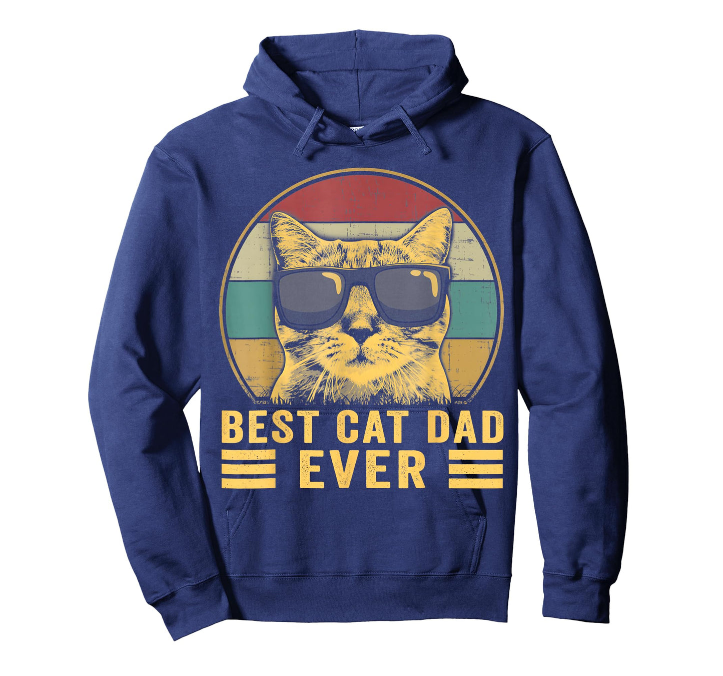 Cat-Shirt Men Best Cat Dad Ever Funny Cat Lover Gift T-Shirt