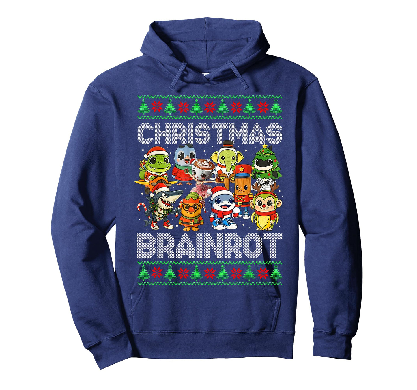 Funny Christmas Italian Brain Rot Italian Brainrot Boy Kids T-Shirt
