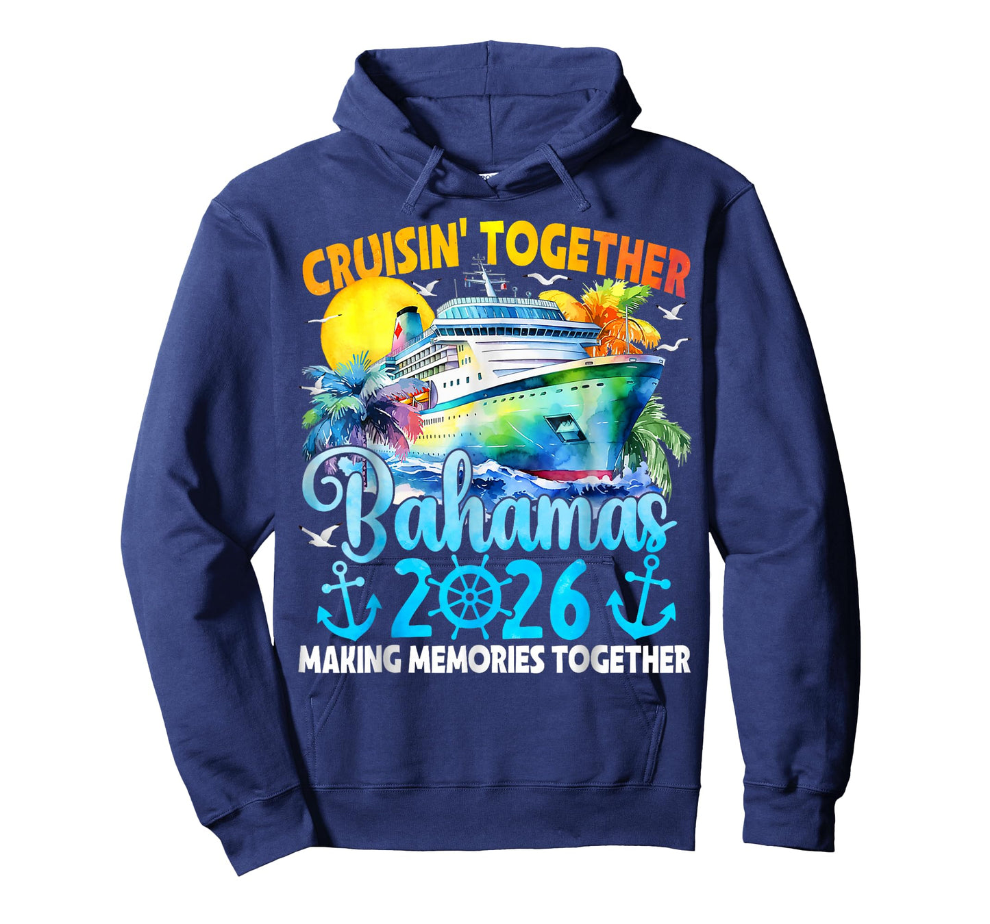 Cruisin Together Bahamas 2026 Family Cruise Vacation T-Shirt