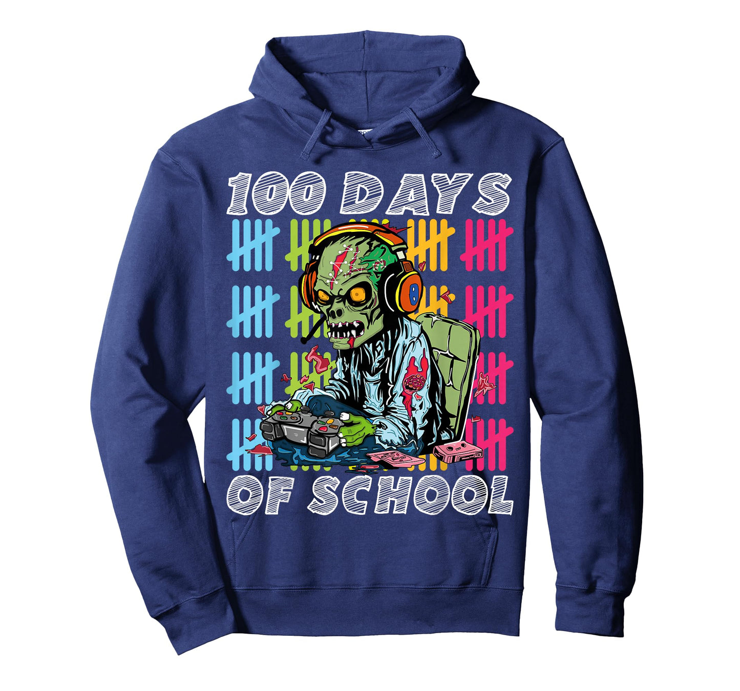 Zombies 100 Days Smarter 100th Day School T-Shirt