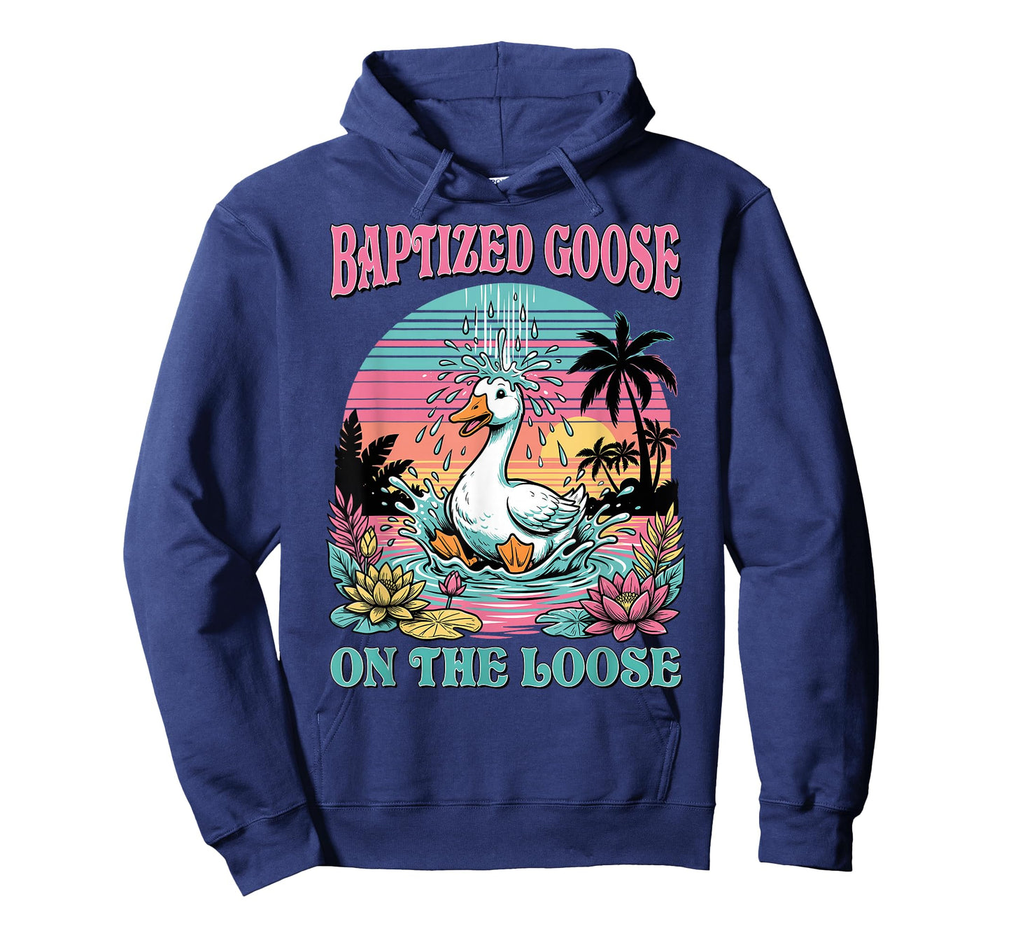 Christian Silly Goose Getting Baptized Funny Baptism T-Shirt