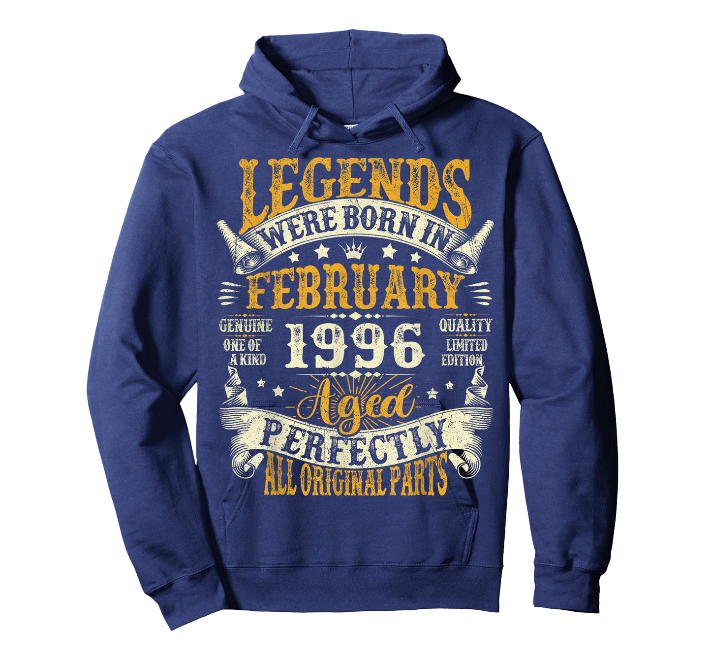 Legends were Born in February 1996 Vintage 30th Birthday Men T-Shirt