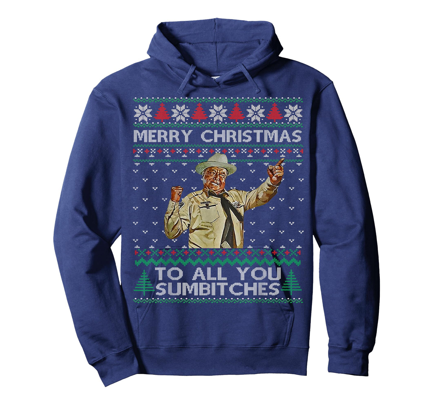 Merry Christmas to All You Sumbitches Ugly Sweater Xmas T-Shirt