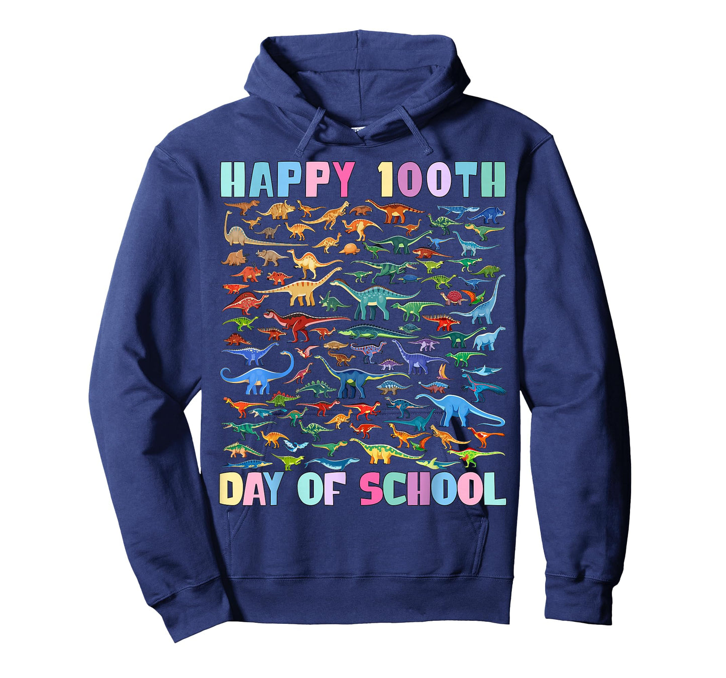 Happy 100th Day of School Dinosaurs Kids T-Shirt