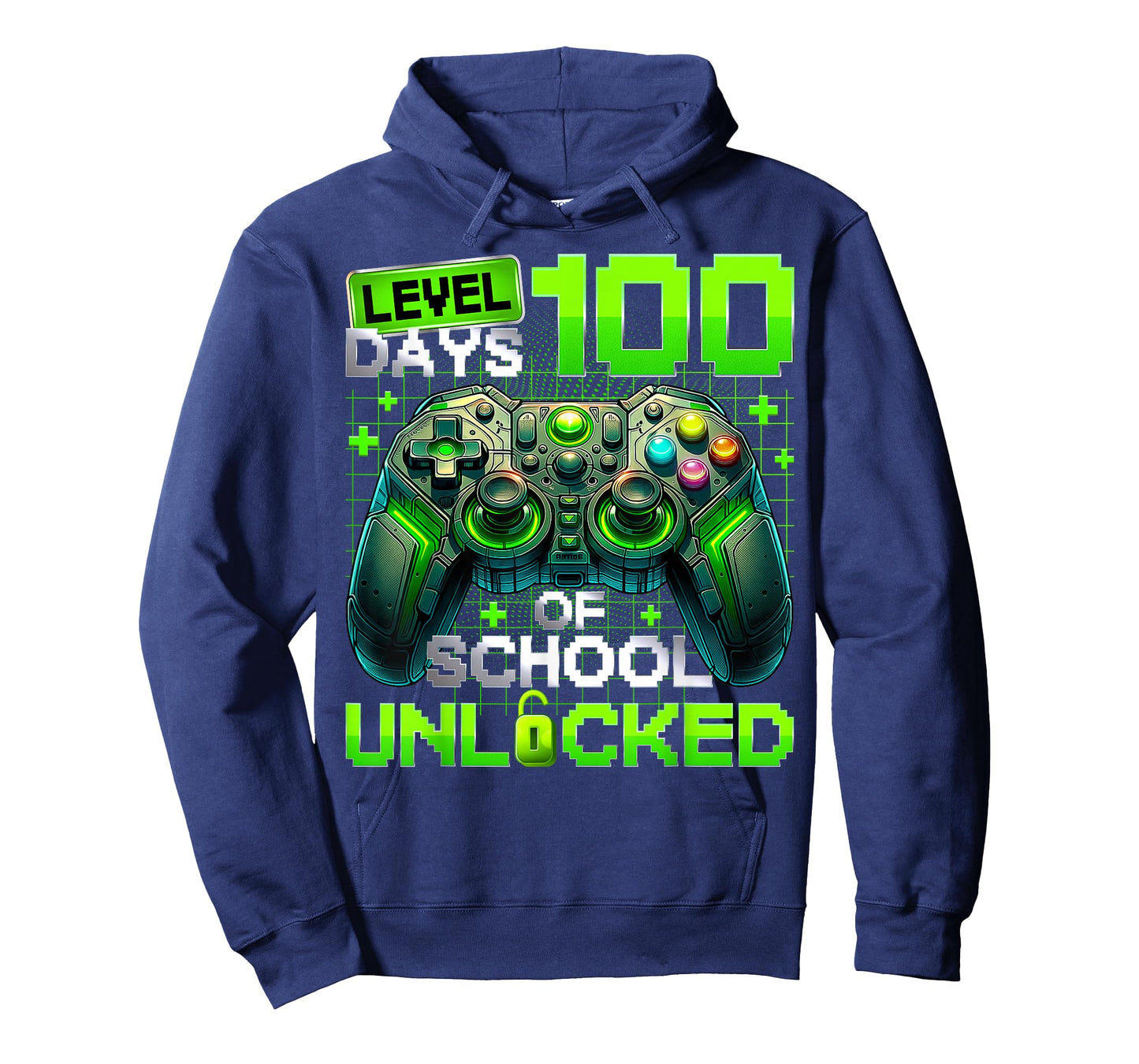 Level 100 Days of School Unlocked 100th Day Teacher Boy T-Shirt