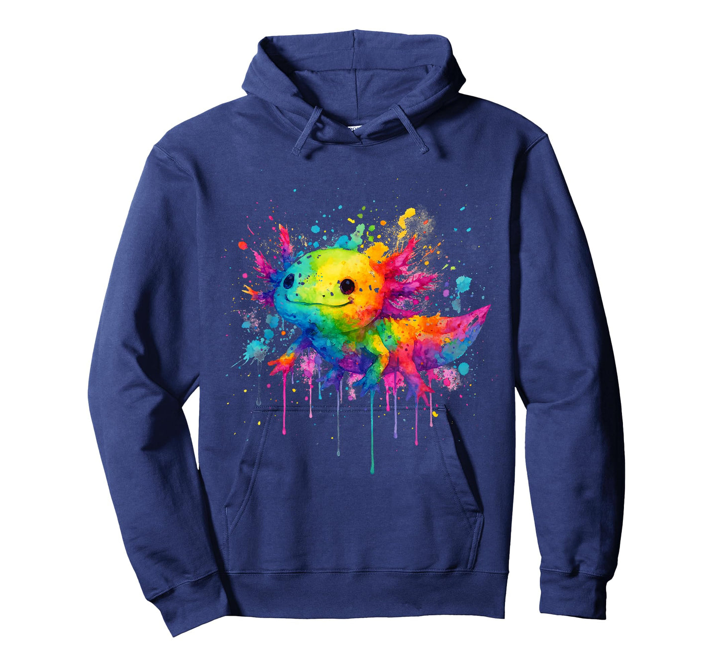 Cute Pet Lover Colorful Paint Color Axolotl Vibrant T-Shirt
