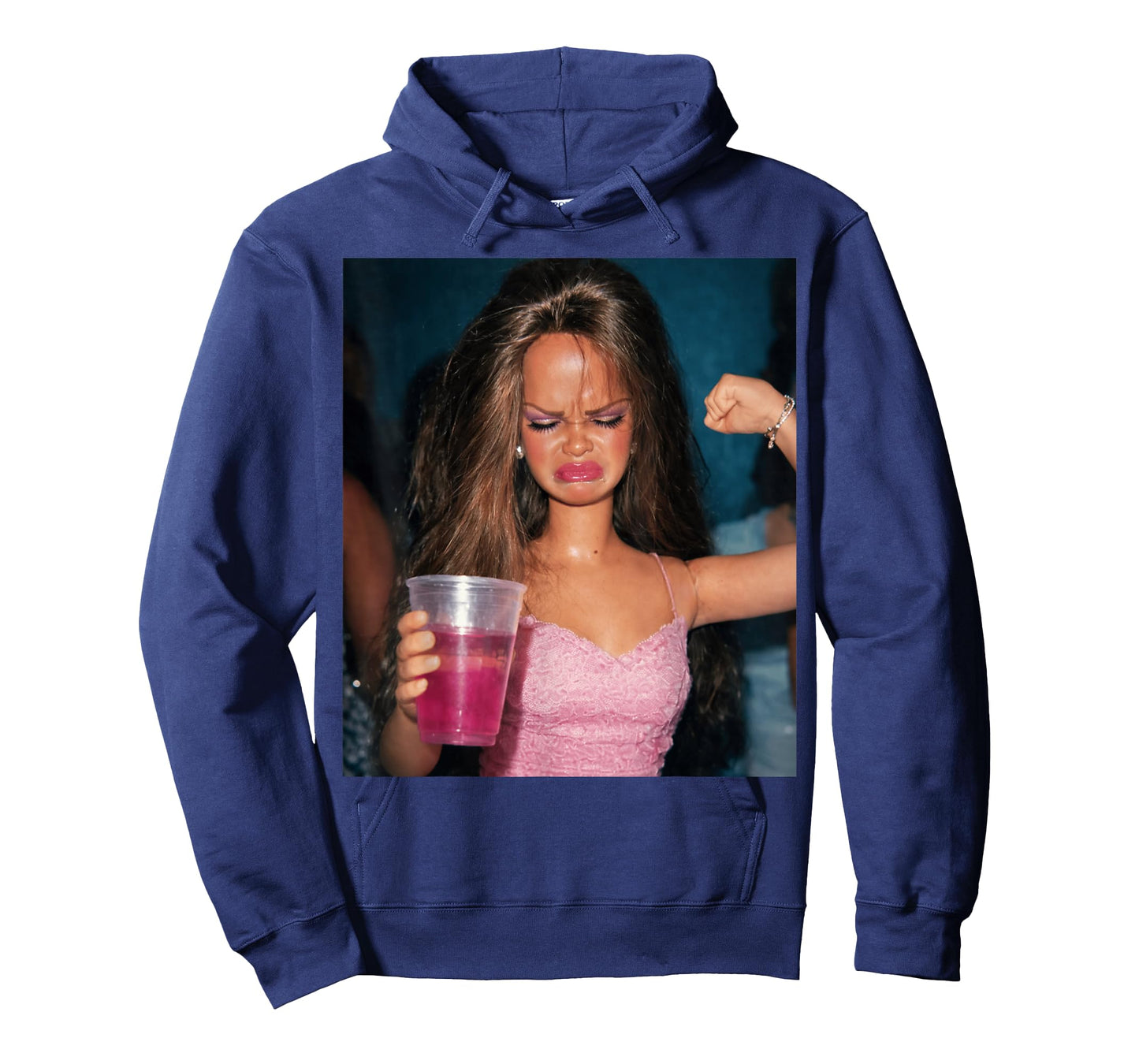 Funny Doll Face Sarcastic Doll Girl Party Drinking Doll Meme T-Shirt