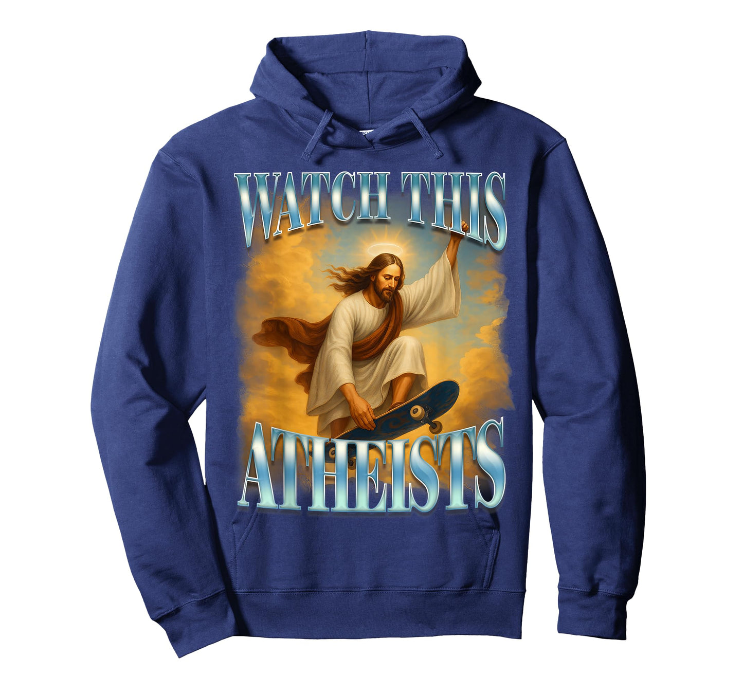 Christian Jesus Meme Religious Funny Watch This Atheists T-Shirt