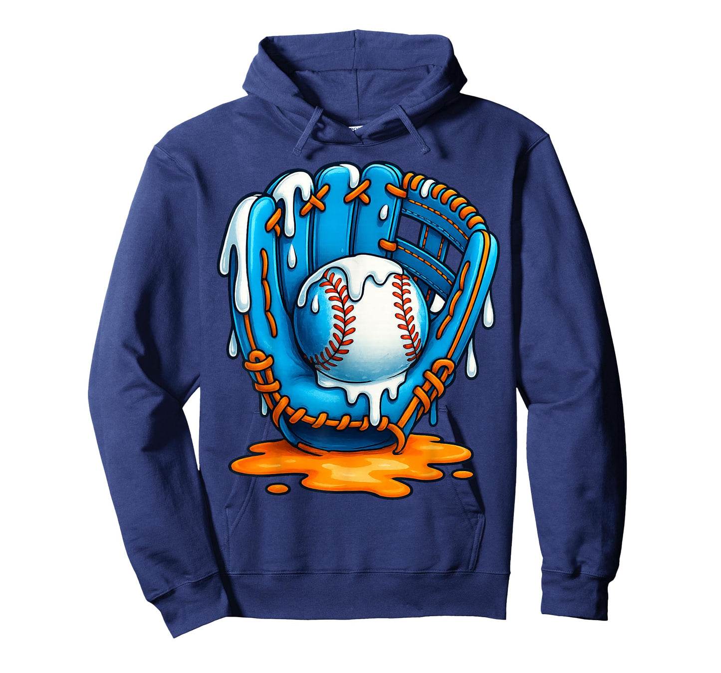 Baseball Drip Team for Boys Ice Cream Cool T-Shirt
