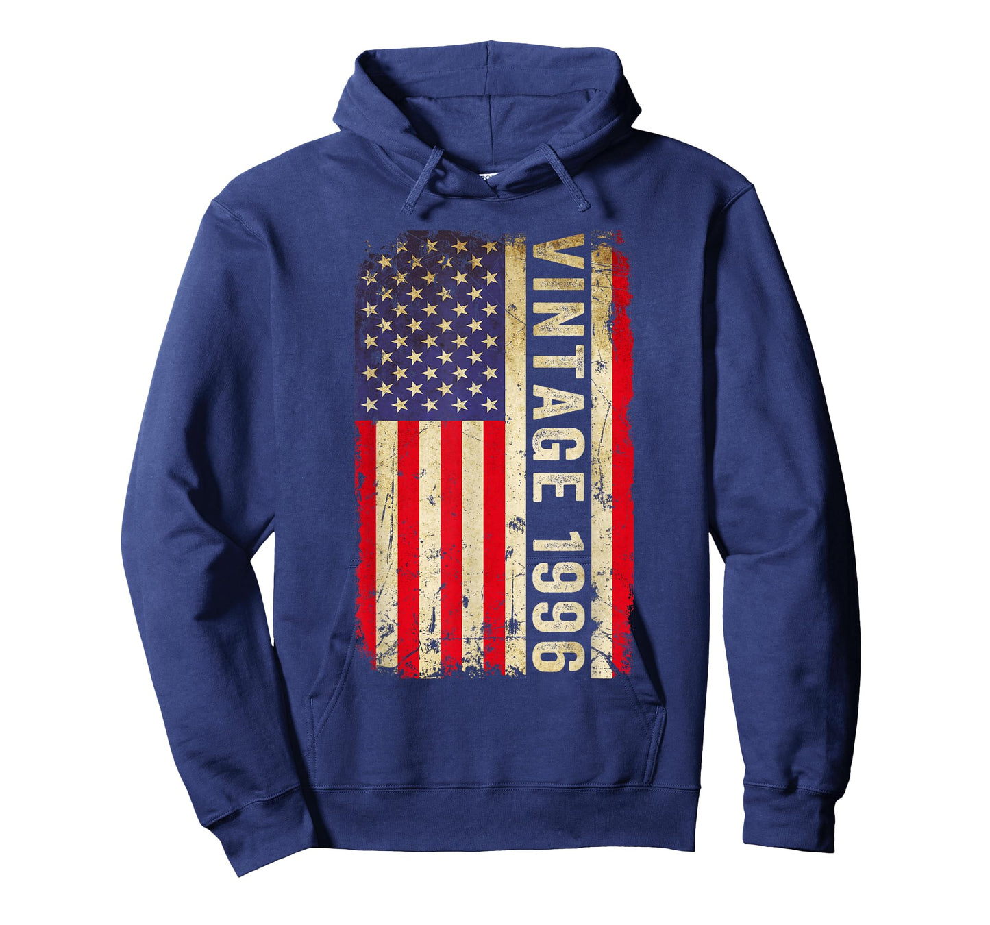 Vintage 1996 American Flag 30th Birthday Gifts Men Women T-Shirt