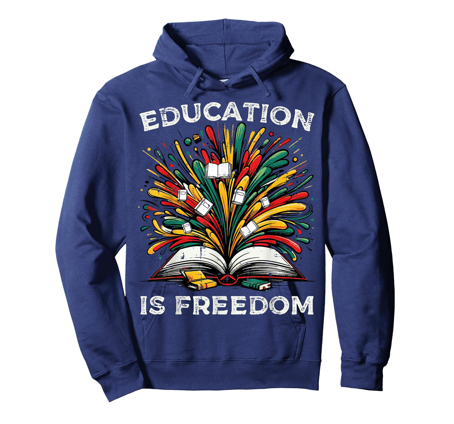 Black History Book Education Freedom Teacher Women Men Kids T-Shirt