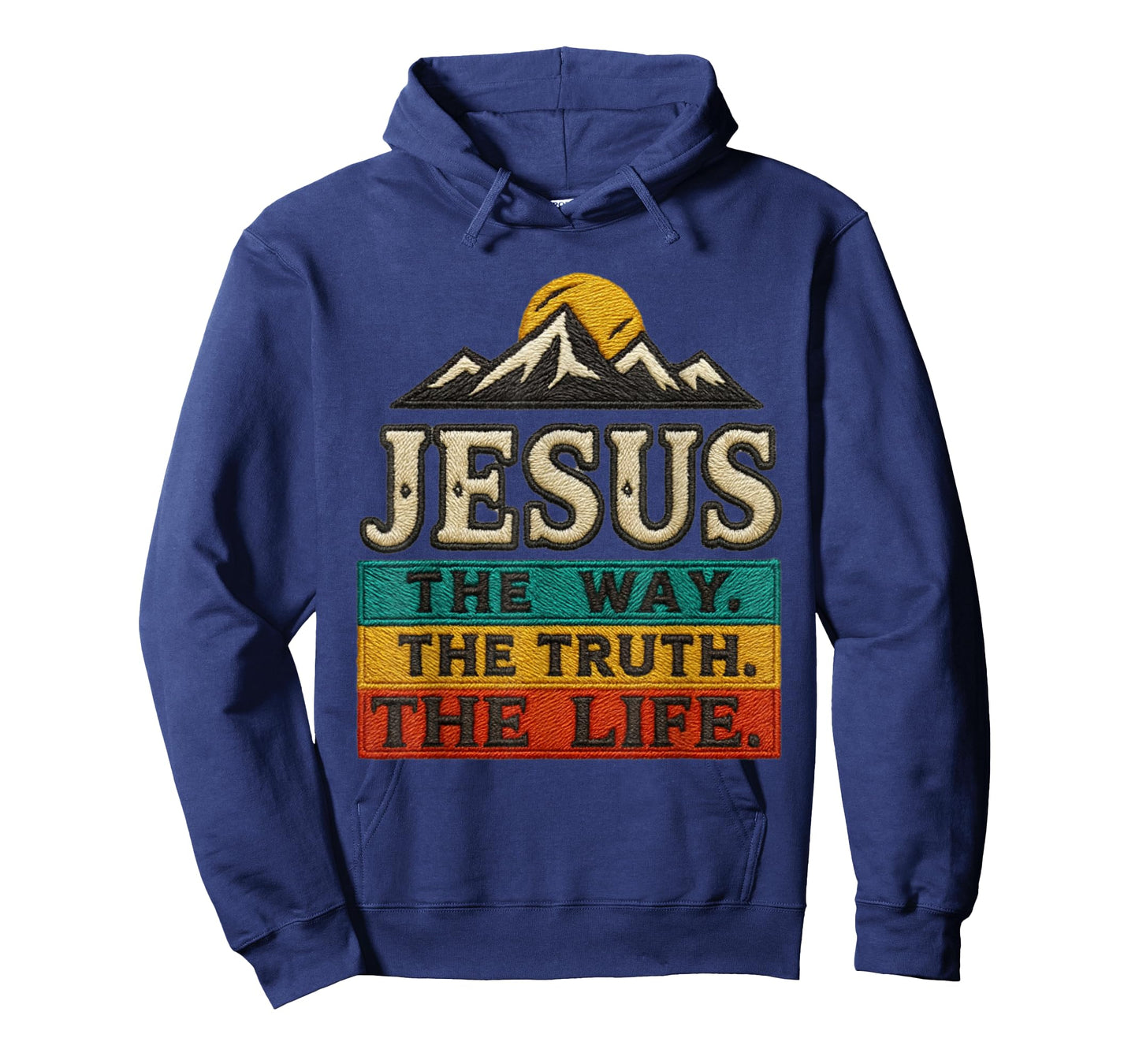 Jesus The Way Truth Life Women Men Christian Worship Gift T-Shirt