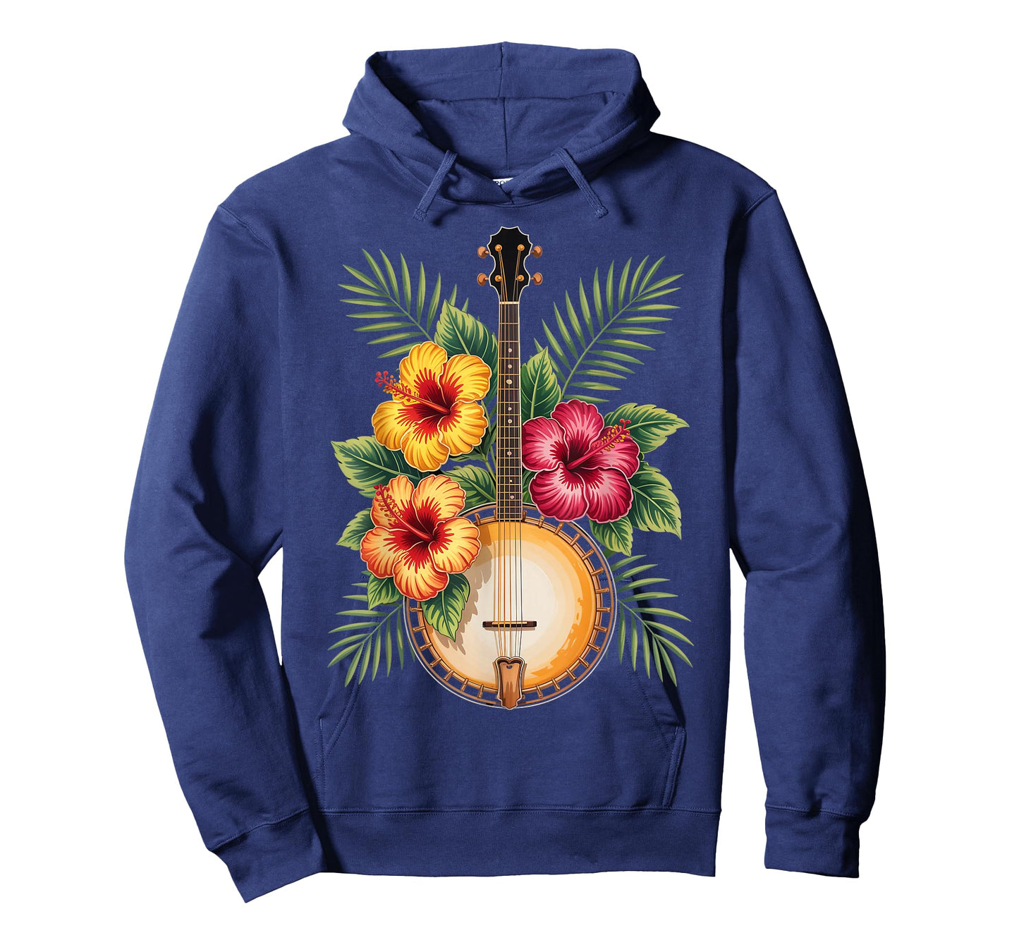 Hawaiian Banjo Bluegrass Musician Country Music Hawaii Banjo T-Shirt