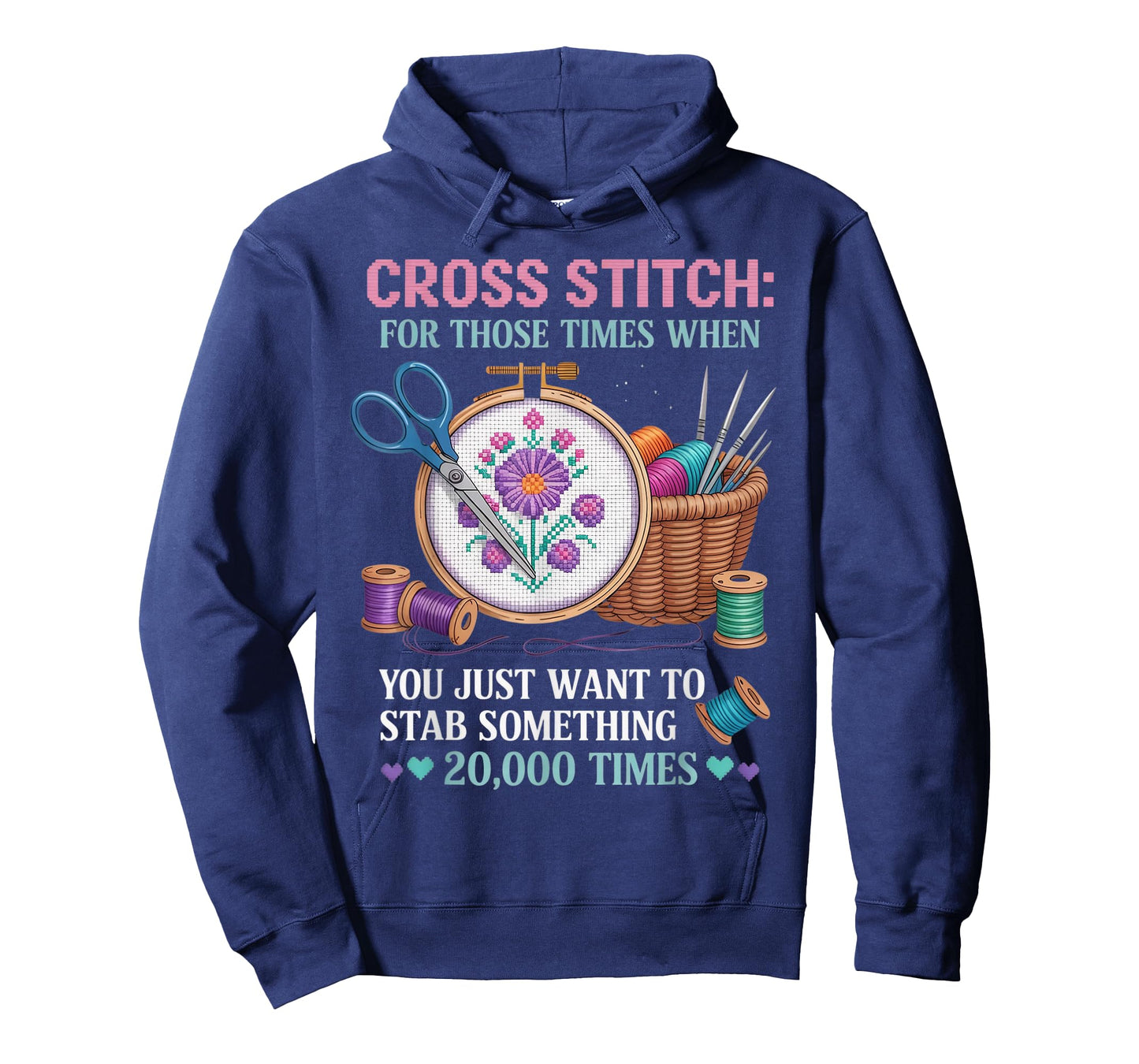 Stitcher Quilts Crocheting Funny Cross Stitch T-Shirt
