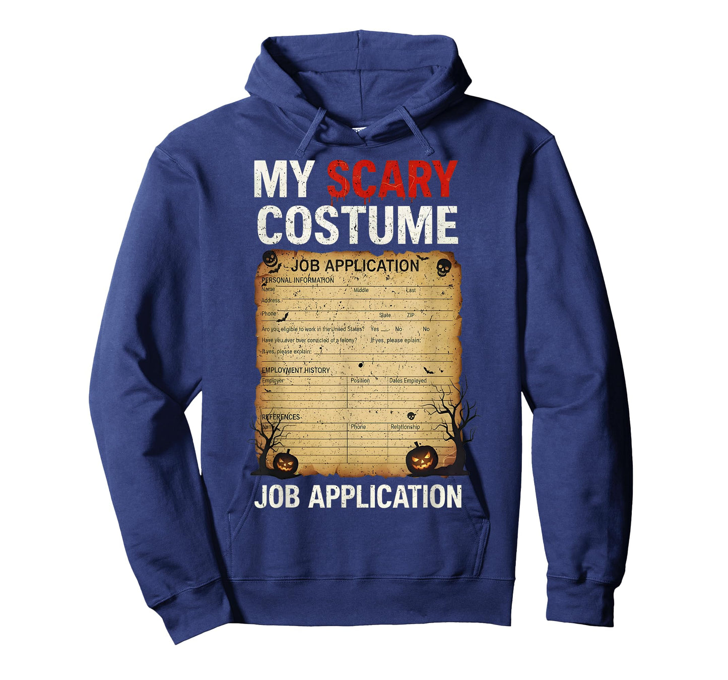 Job Application Costume Scary Halloween Costumes for Girls T-Shirt