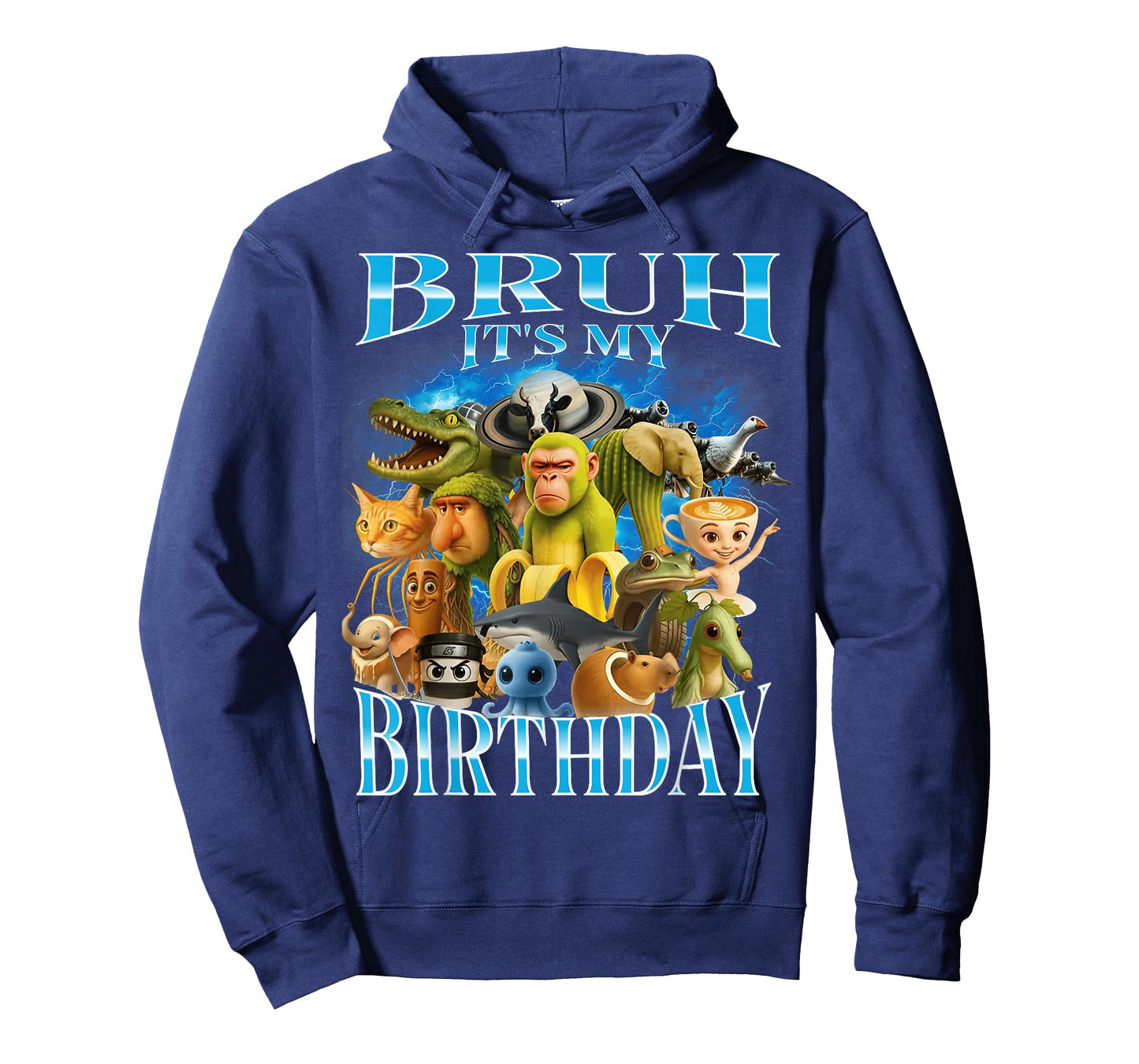 Bruh It's My Birthday Funny Brainrot T-Shirt