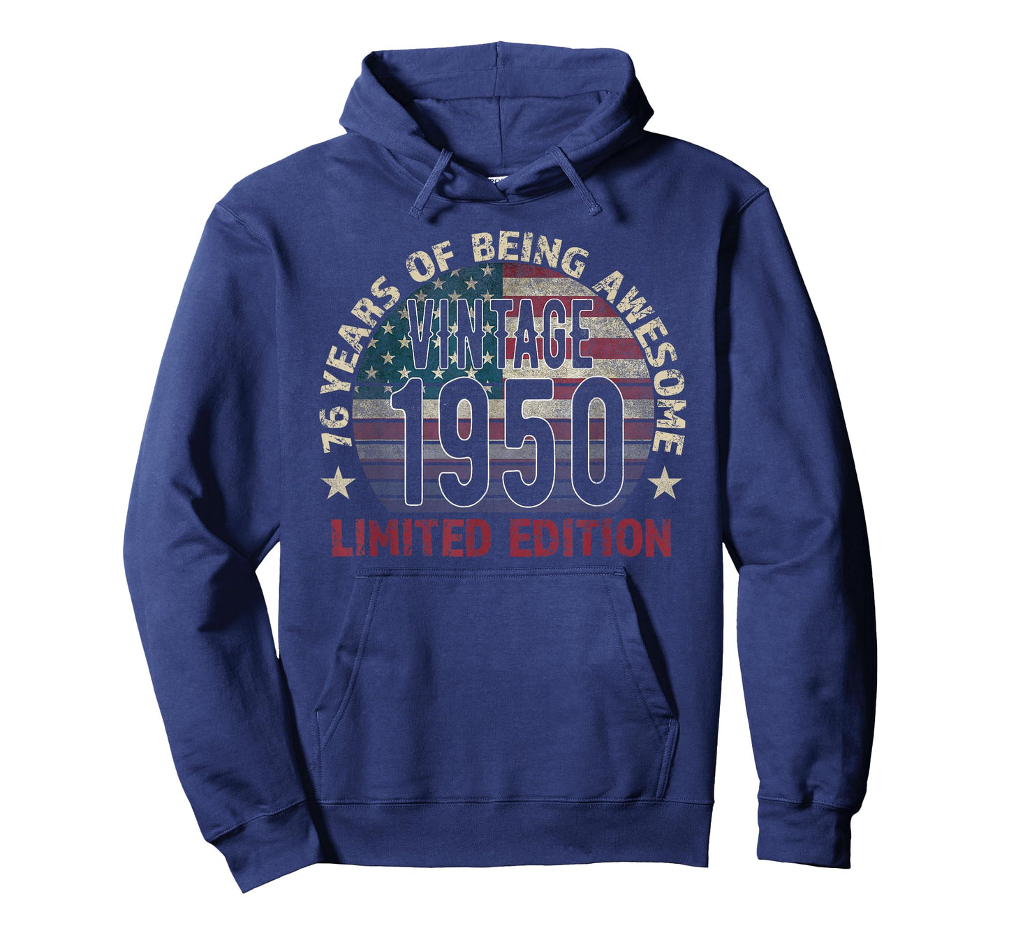 76th Birthday Gift Men Vintage Born 1950 Turning 76 Year Old T-Shirt