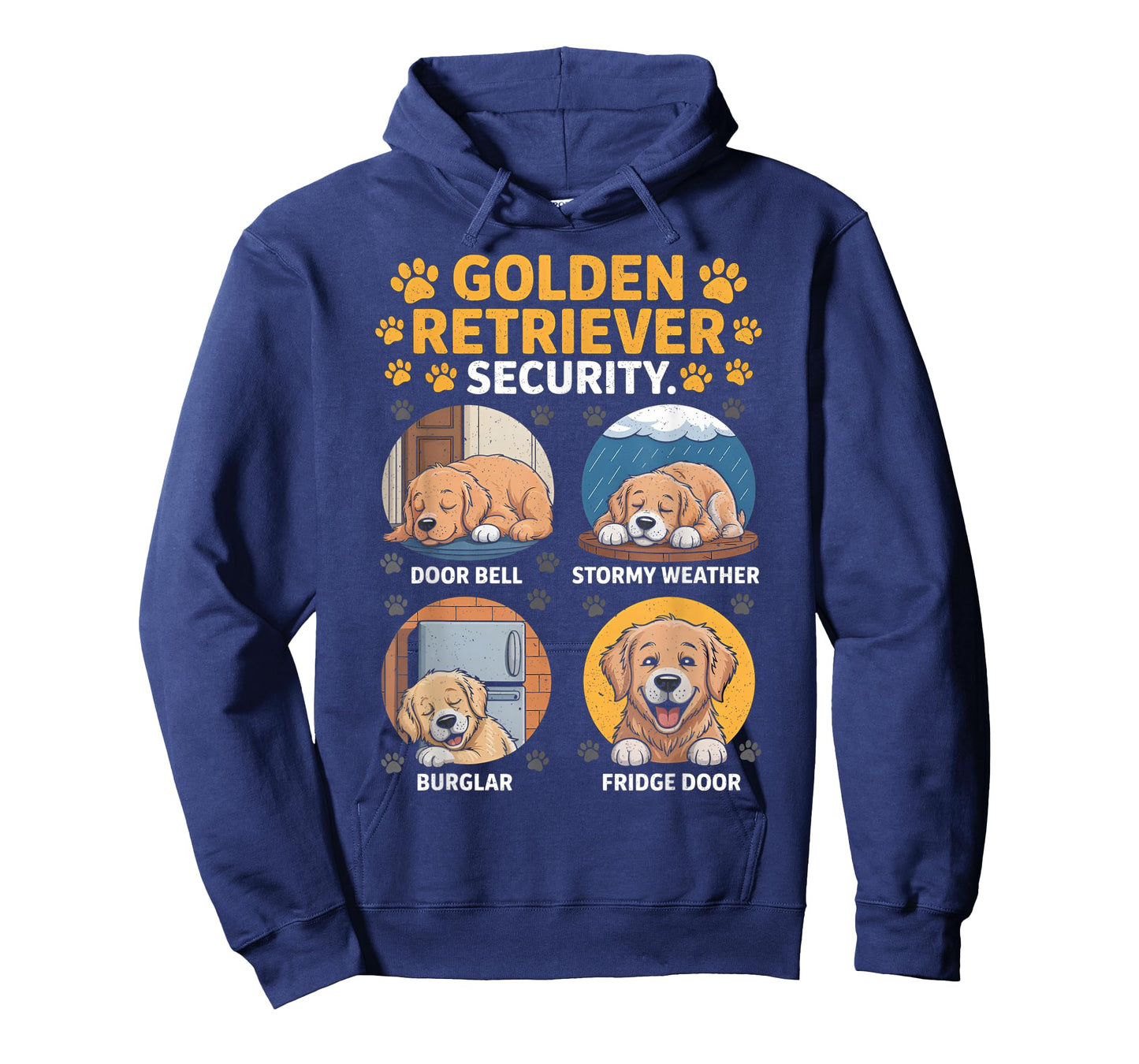 Goldens Tee Golden Retriever Security Funny T-Shirt