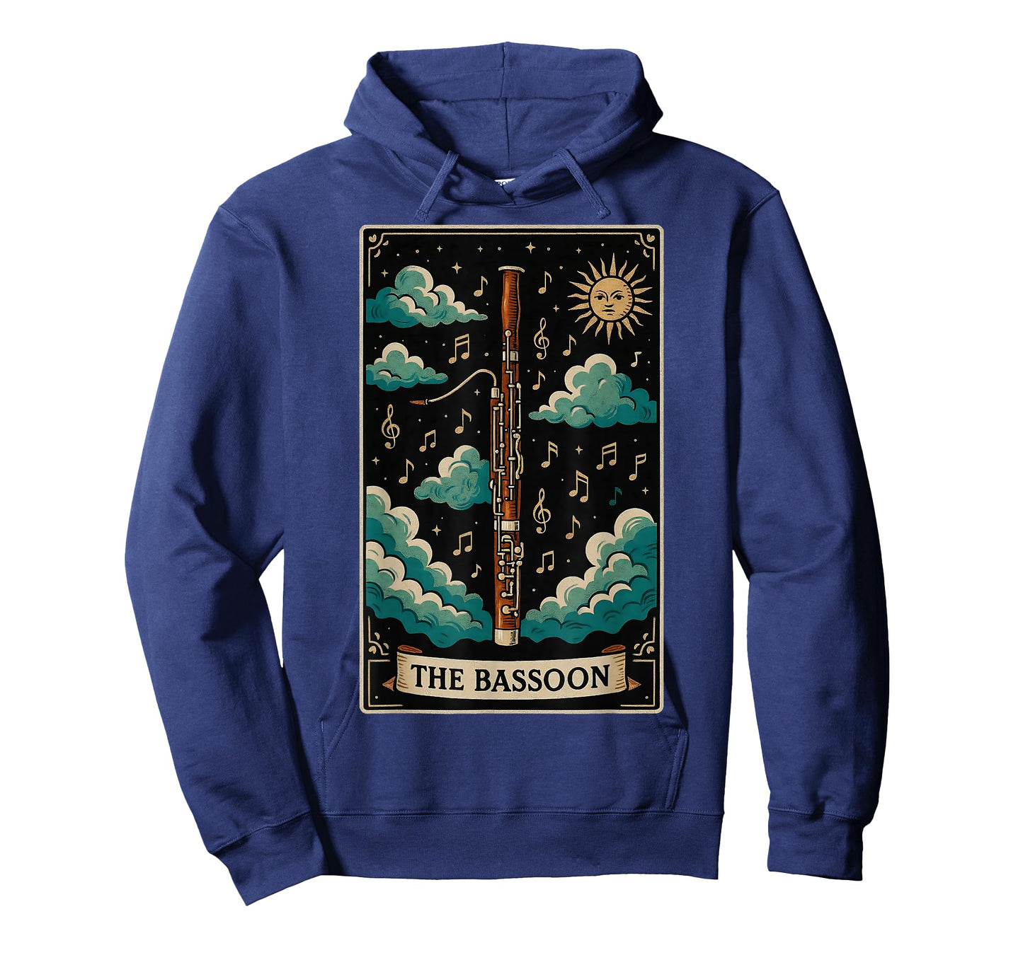 The Bassoon Instrument Bassoonist Bassoon Player Tarot Card T-Shirt