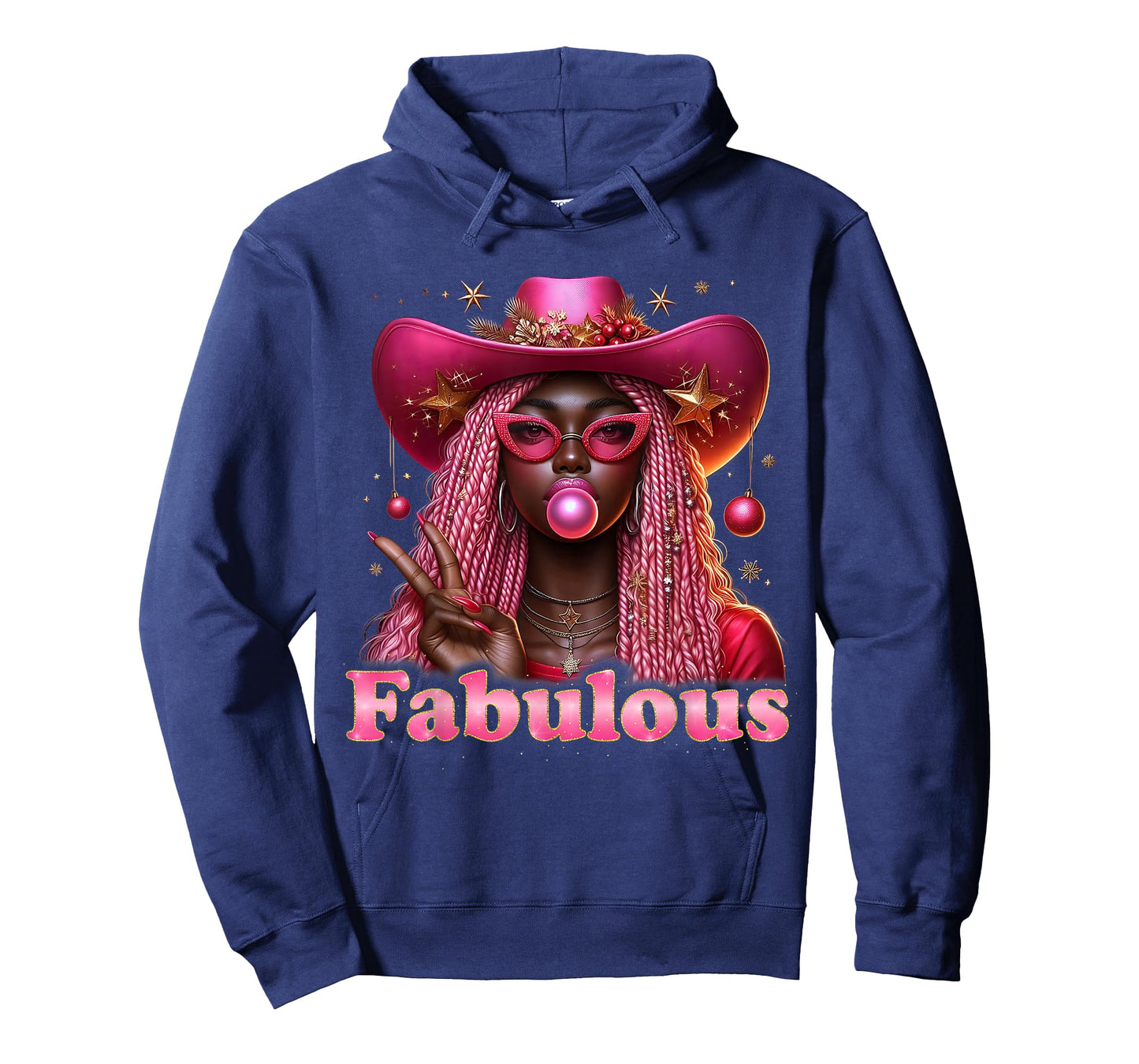 African American Melanin Afro Sleigh Queen Christmas T-Shirt