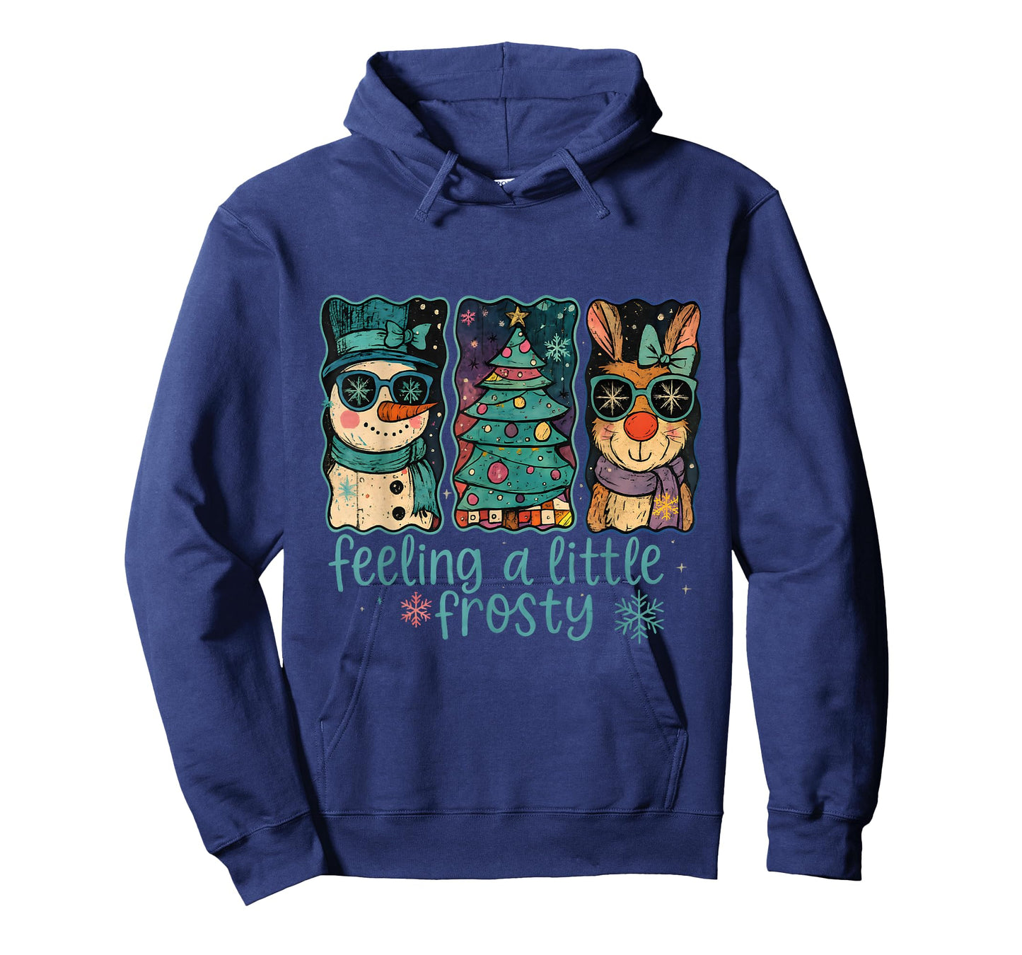 Feeling a Little Frosty Cool Christmas Character T-Shirt