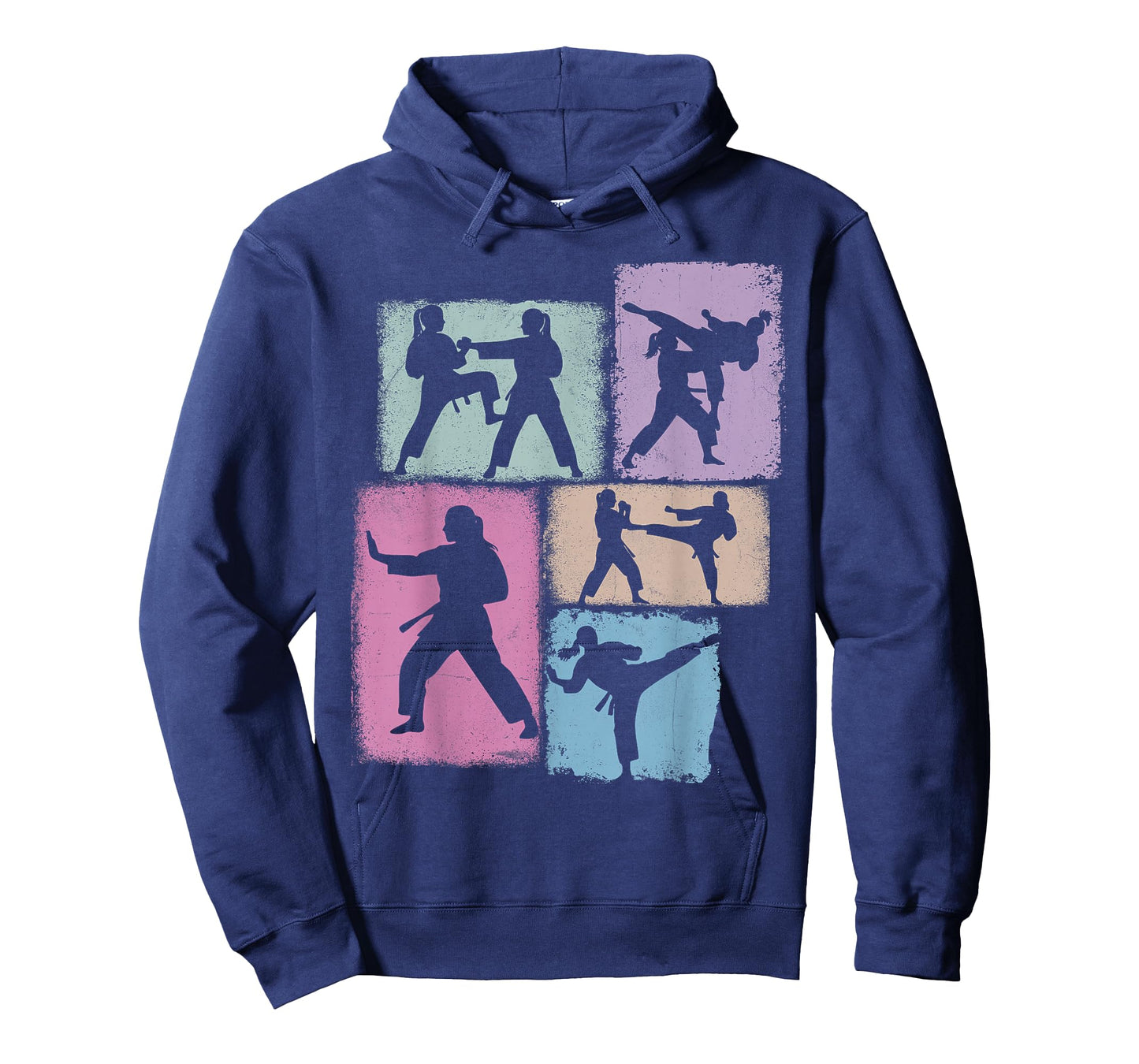 Karate Practitioner Collage Women Kids Sensei Youth Girl T-Shirt