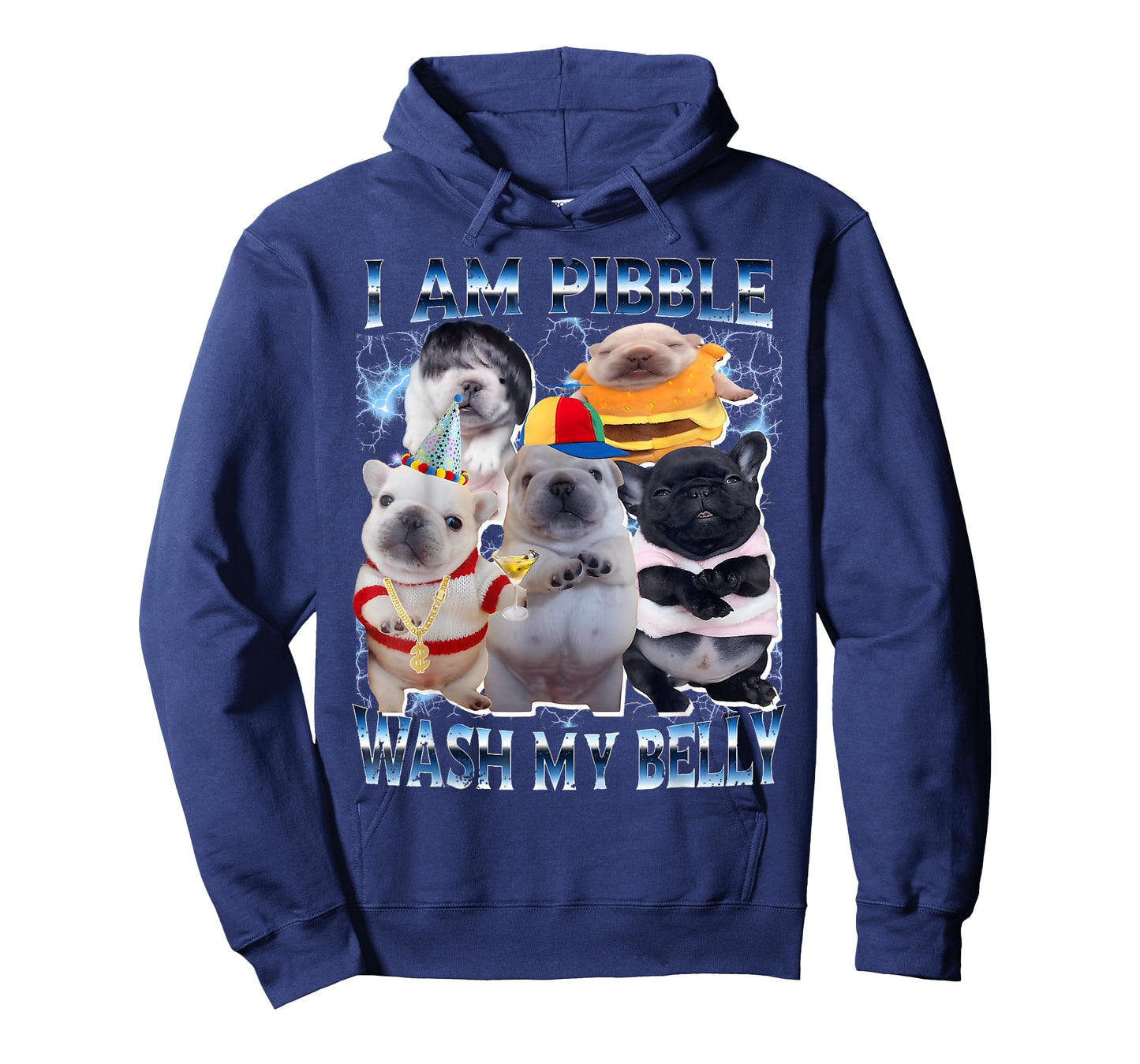 I Am Pibble Wash My Belly Pibble Meme Funny Dog Brainrot T-Shirt
