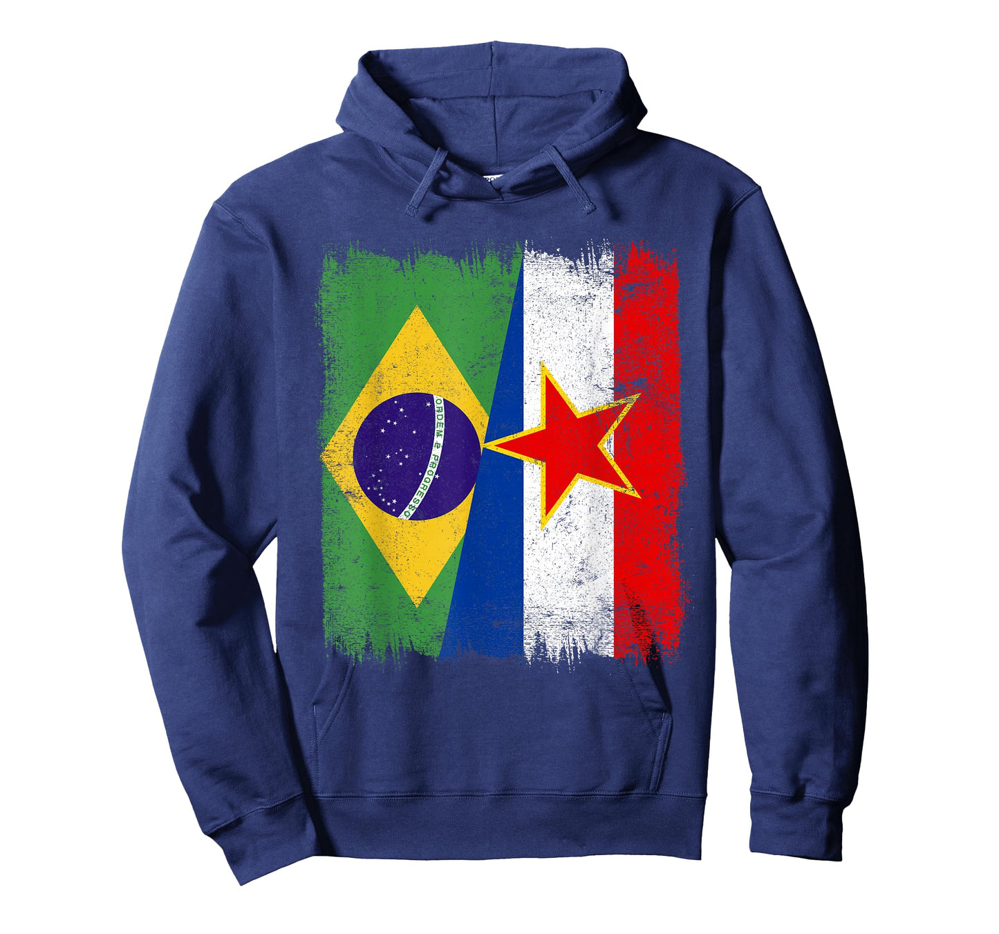 Brazil Yugoslavia Half Flag Brazilian Yugoslavian Heritage T-Shirt