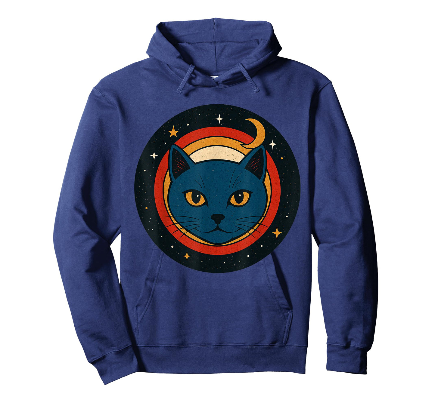 Cosmic Cat Space Illustration Retro Style Graphic Murakami T-Shirt