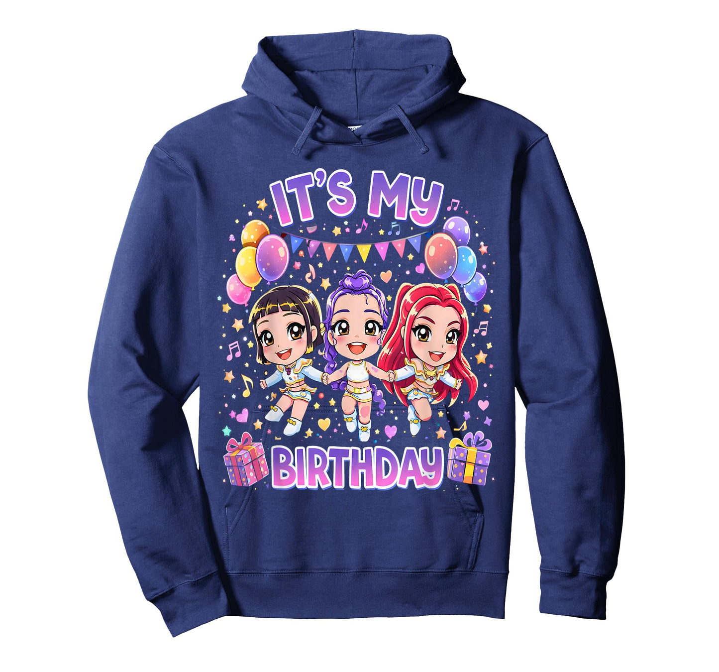It's My Birthday Cute Chibi Kpop Funny Birthday Girl T-Shirt
