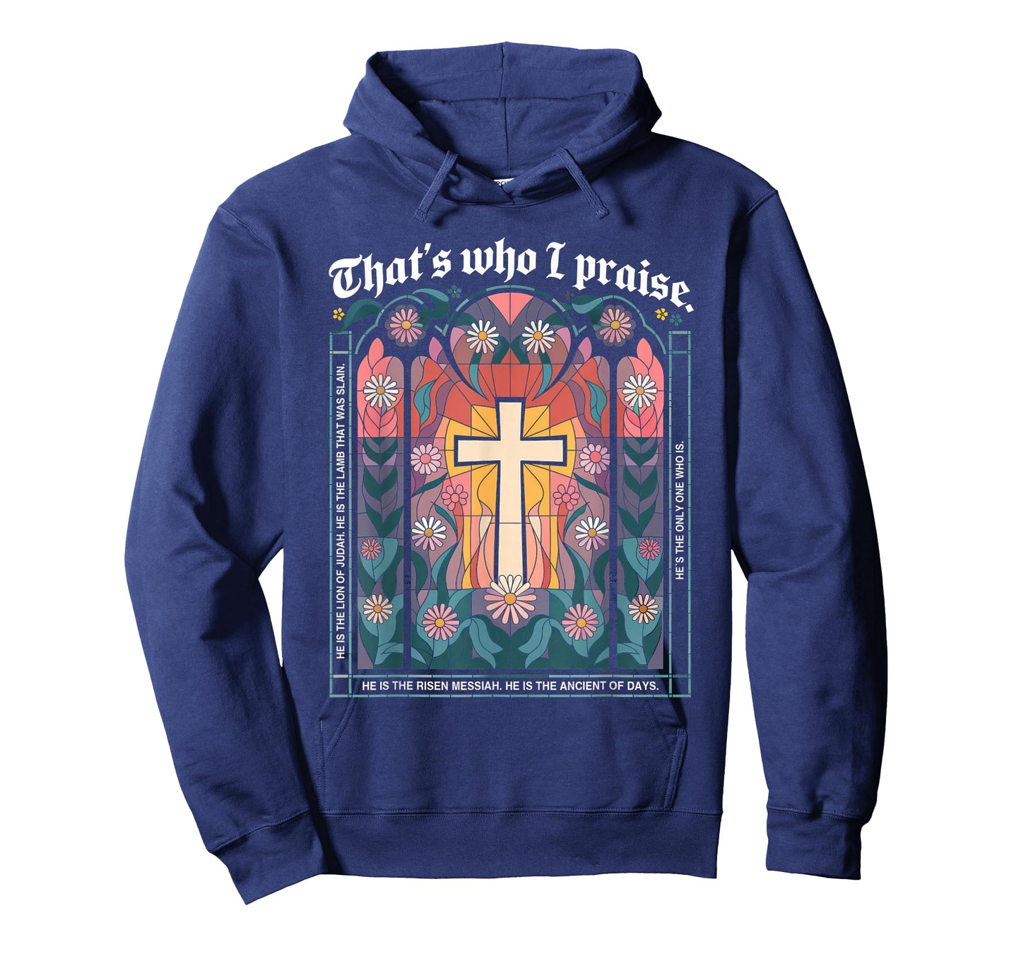 That's Who I Praise Tshirt Jesus Christian Lake God Church T-Shirt