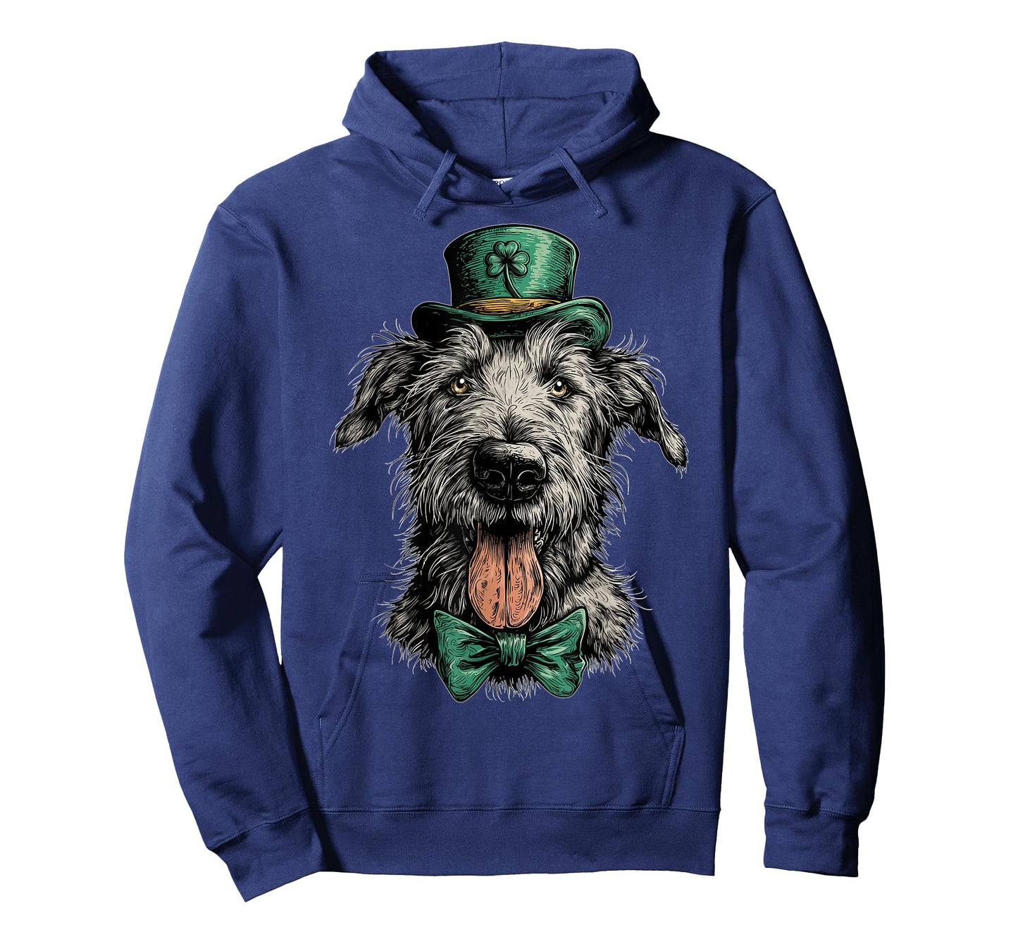 Irish Wolfhound Dog St. Patricks Day Pattys Day Irish Luck T-Shirt