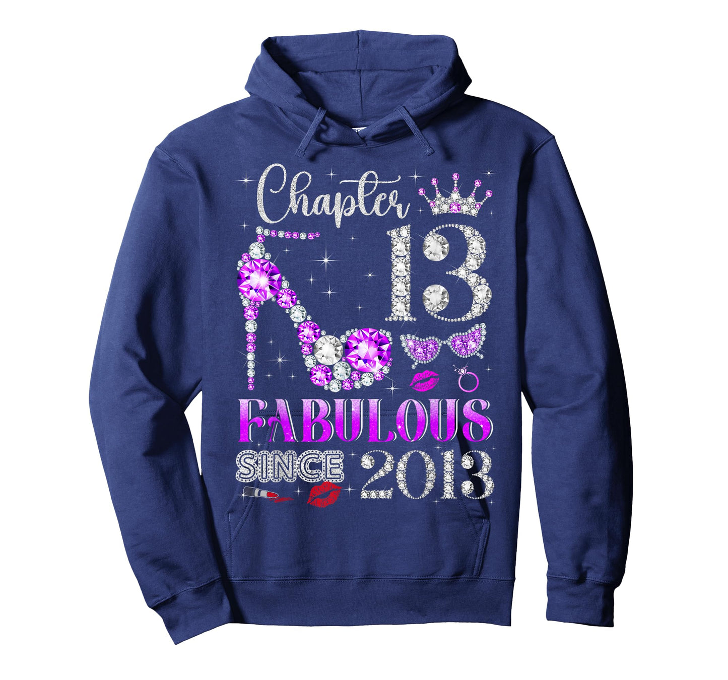 Chapter 13 Fabulous Since 2013 13Th Birthday Ladies Girls T-Shirt