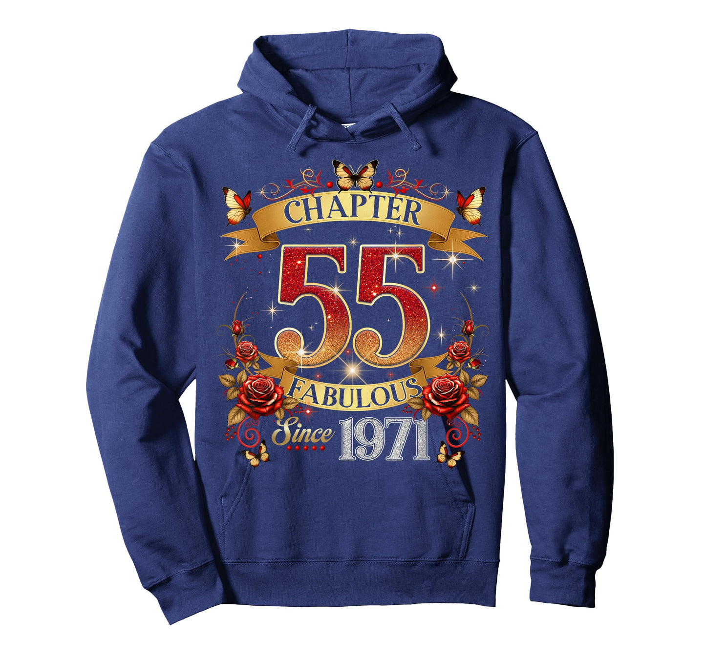 Chapter 55 Fabulous Since 1971 55th Birthday Women Girls T-Shirt
