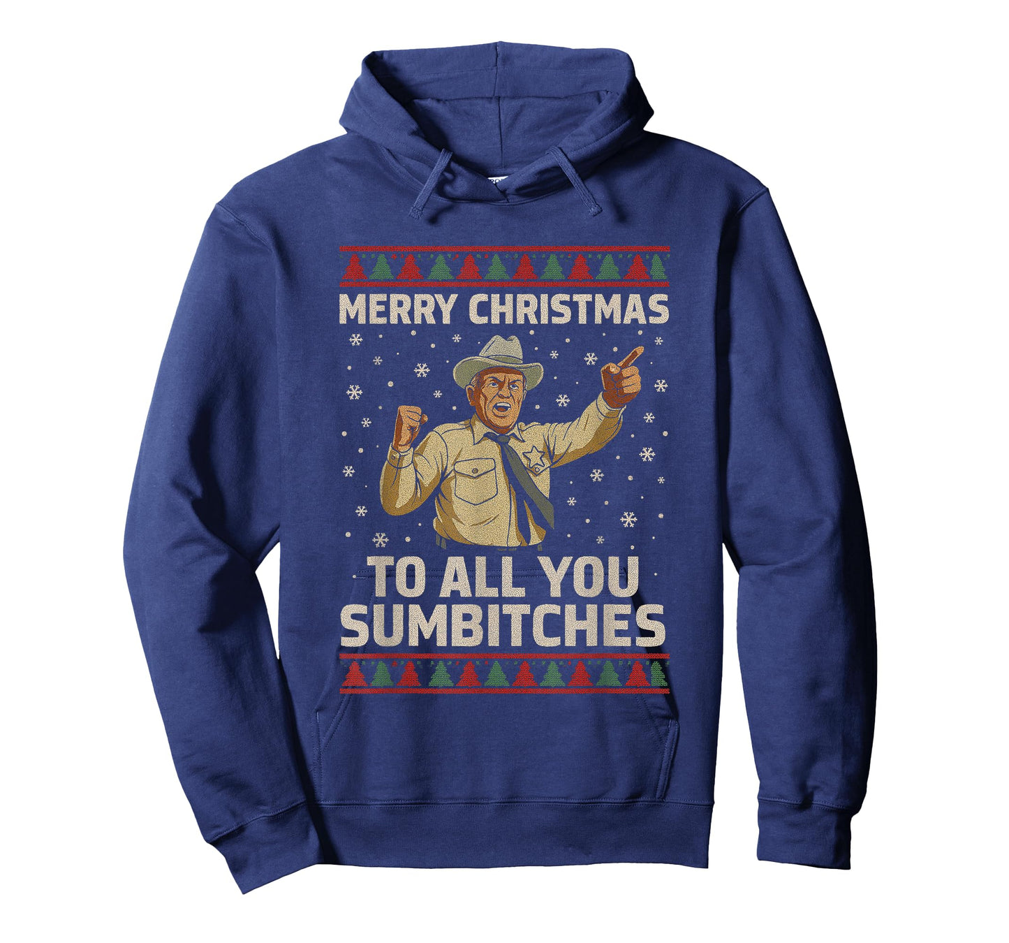 Funny Merry Christmas to All You Sumbitches Ugly Style T-Shirt