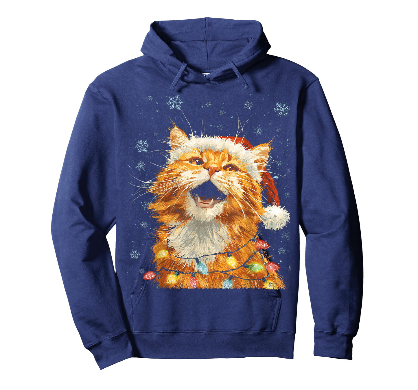 Christmas Cat Women's Tops T-Shirt
