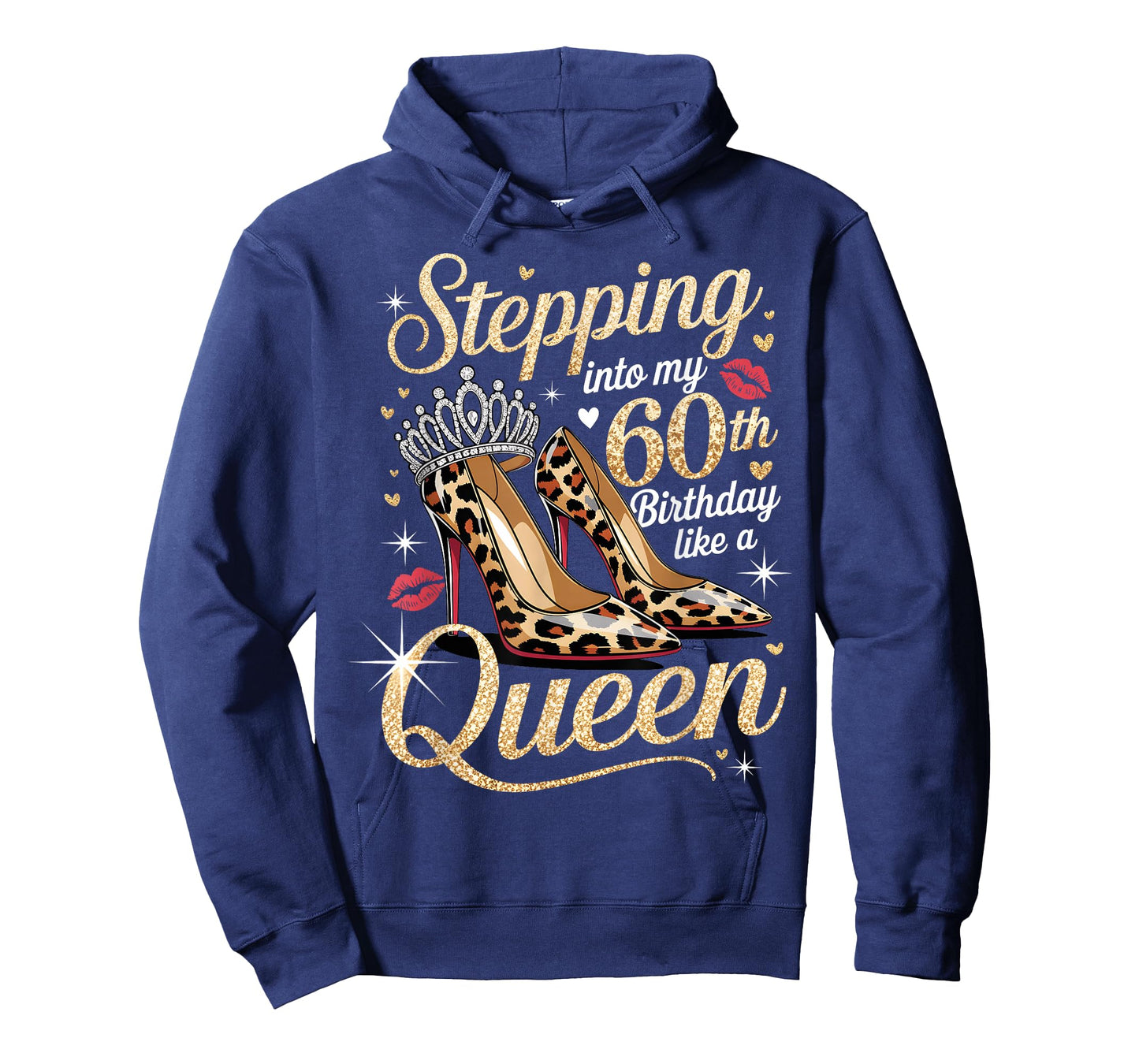 Stepping Into My 60th Birthday Like A Queen 60 Year Old Bday T-Shirt