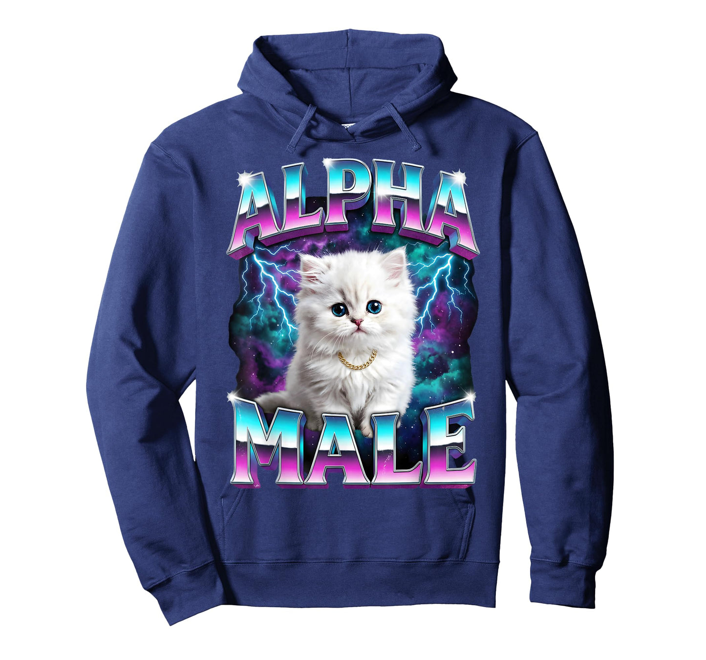 Alpha Male Cat Kitten Funny for Men Women T-Shirt