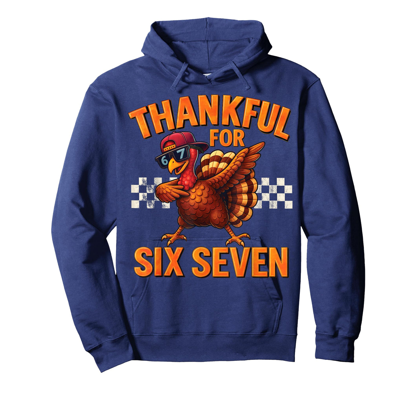 Boys 67 Thanksgiving Dabbing Turkey Thankful for Six Seven T-Shirt