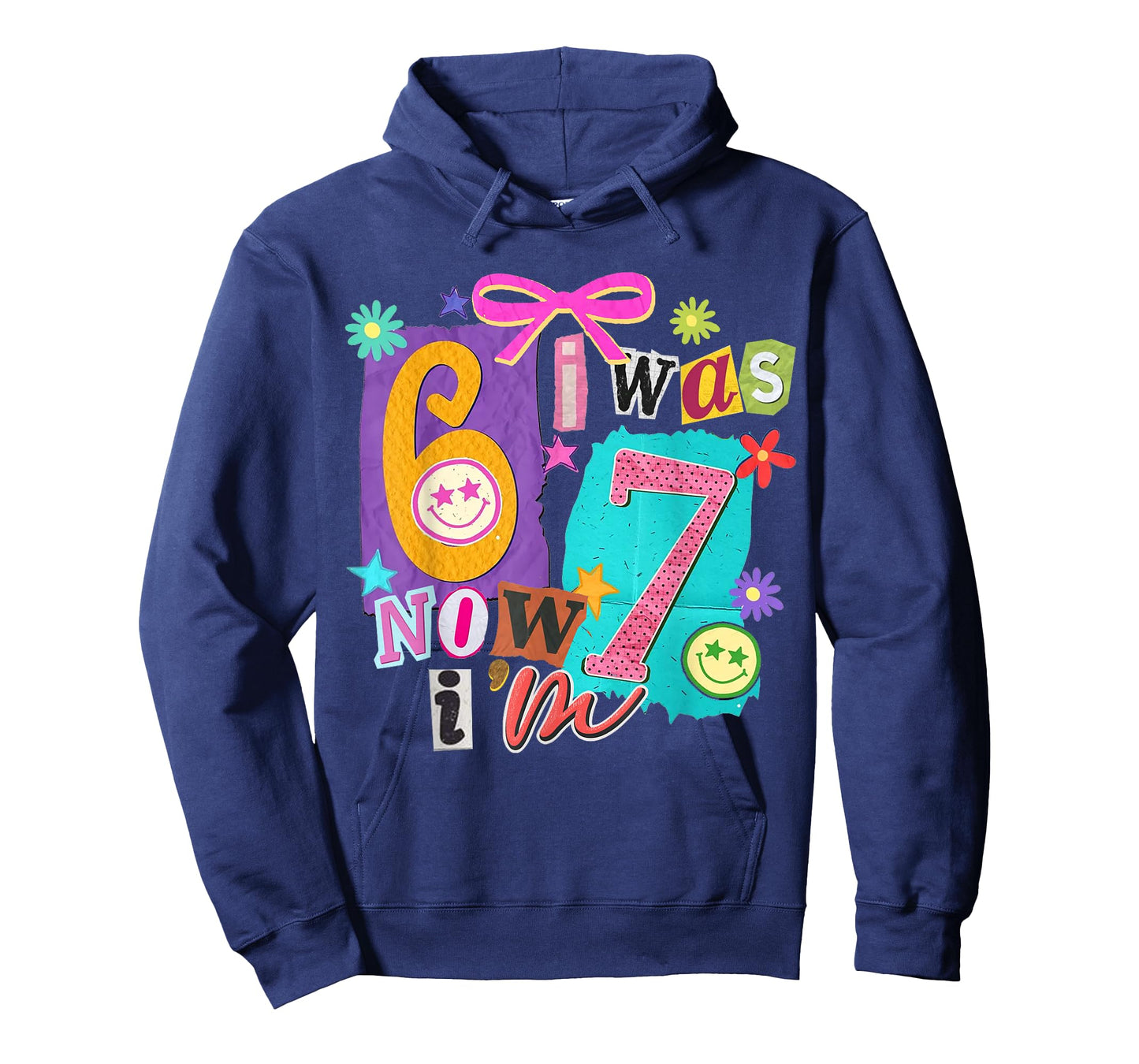 I was 6 Now I'm 7 67 Six Seven Meme 7 Years Old Birthday T-Shirt