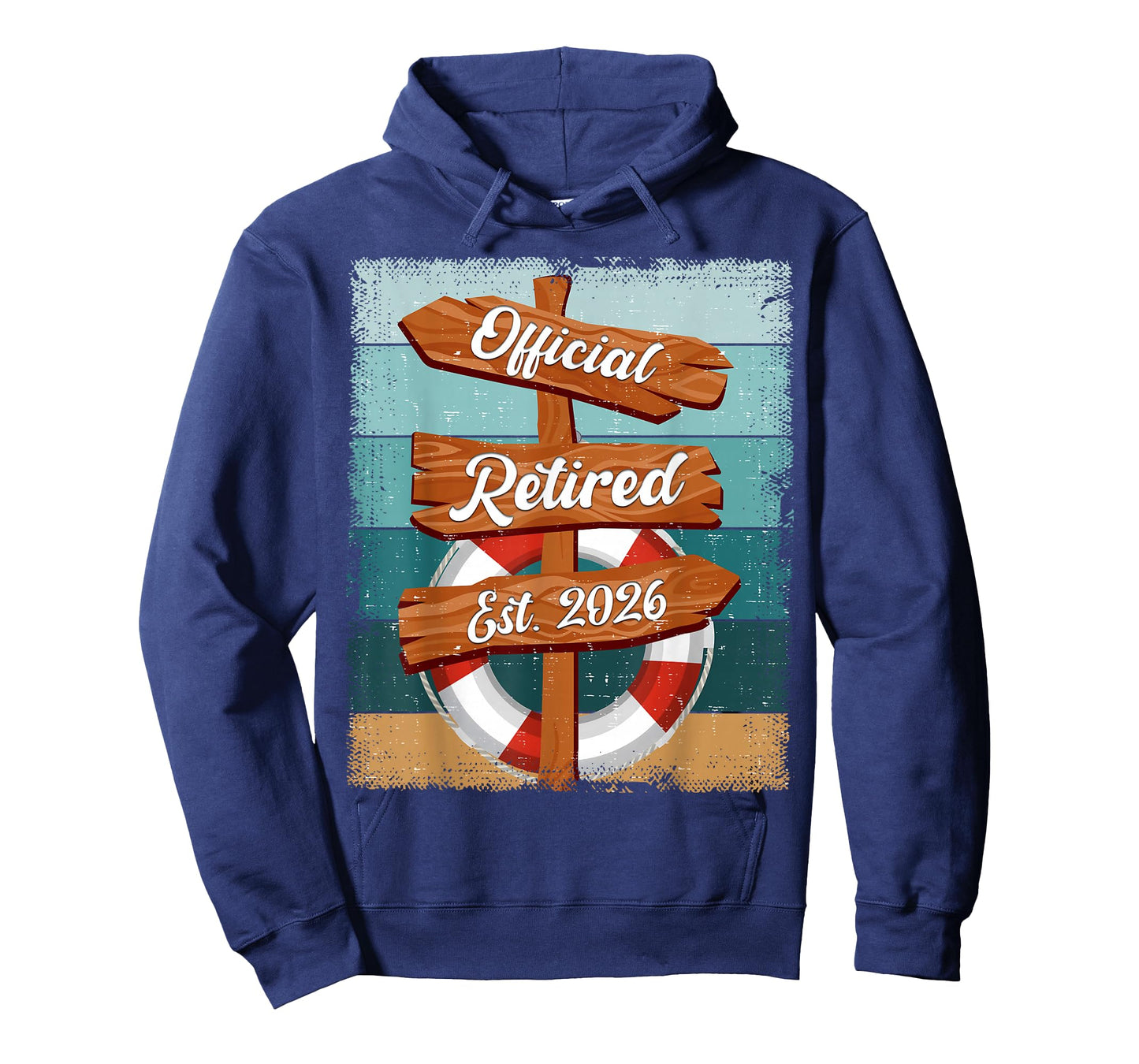 Vintage Officially Retired 2026 Funny Retirement Men Women T-Shirt
