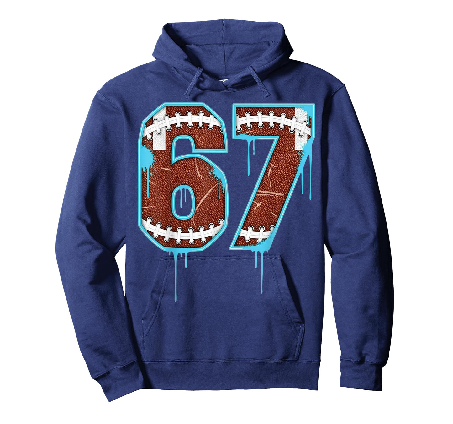 67 American Football Six Seven Funny 6 7 Meme Drip for Boys T-Shirt