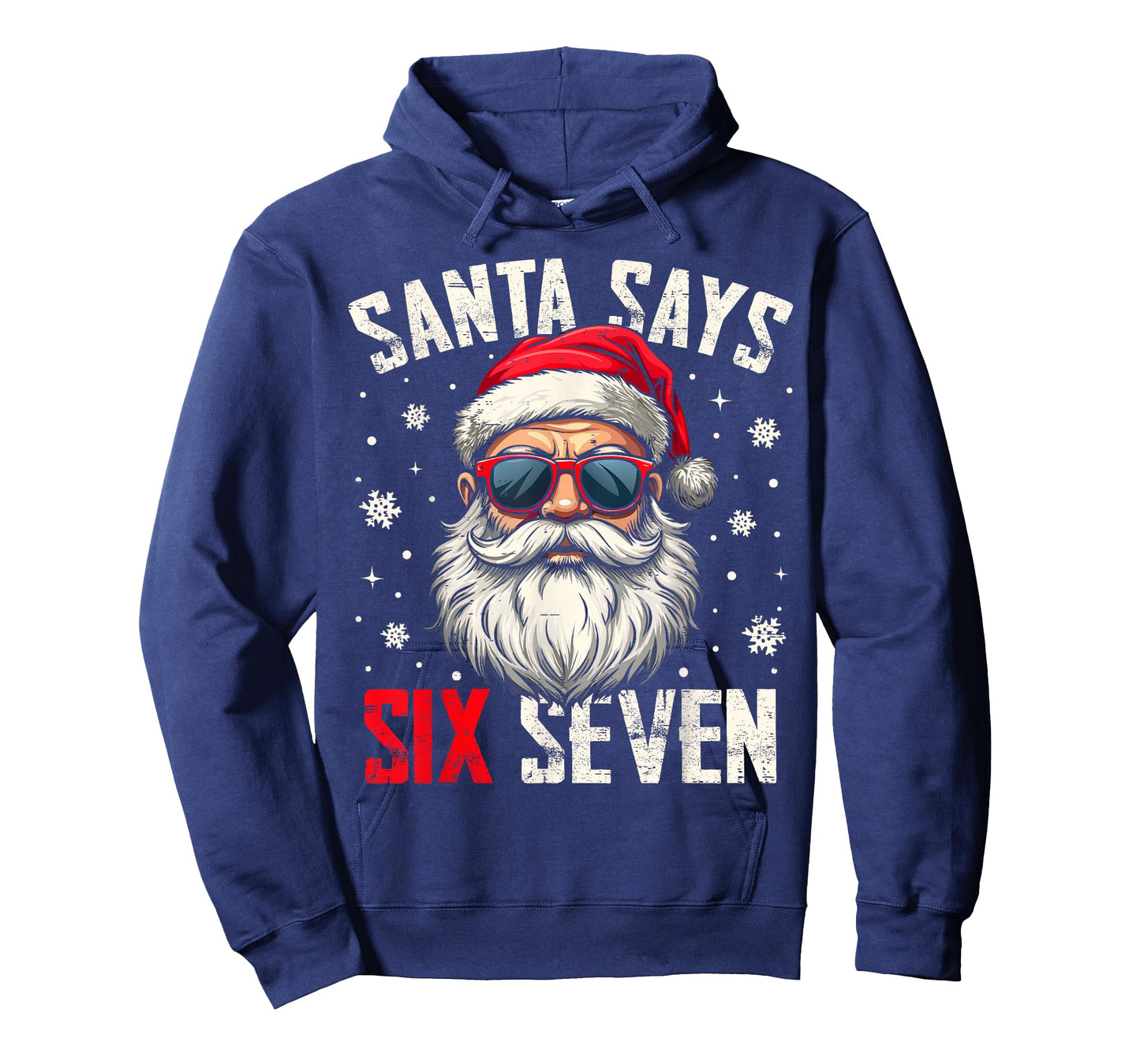 Funny Santa Says Six Seven Christmas 67 Meme Xmas Boys Girls T-Shirt