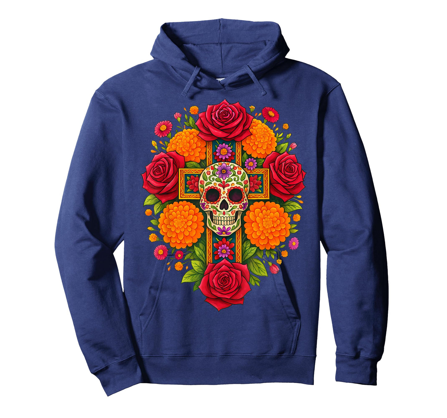 De Los Muertos Day of The Dead Sugar Skull Christian Women T-Shirt