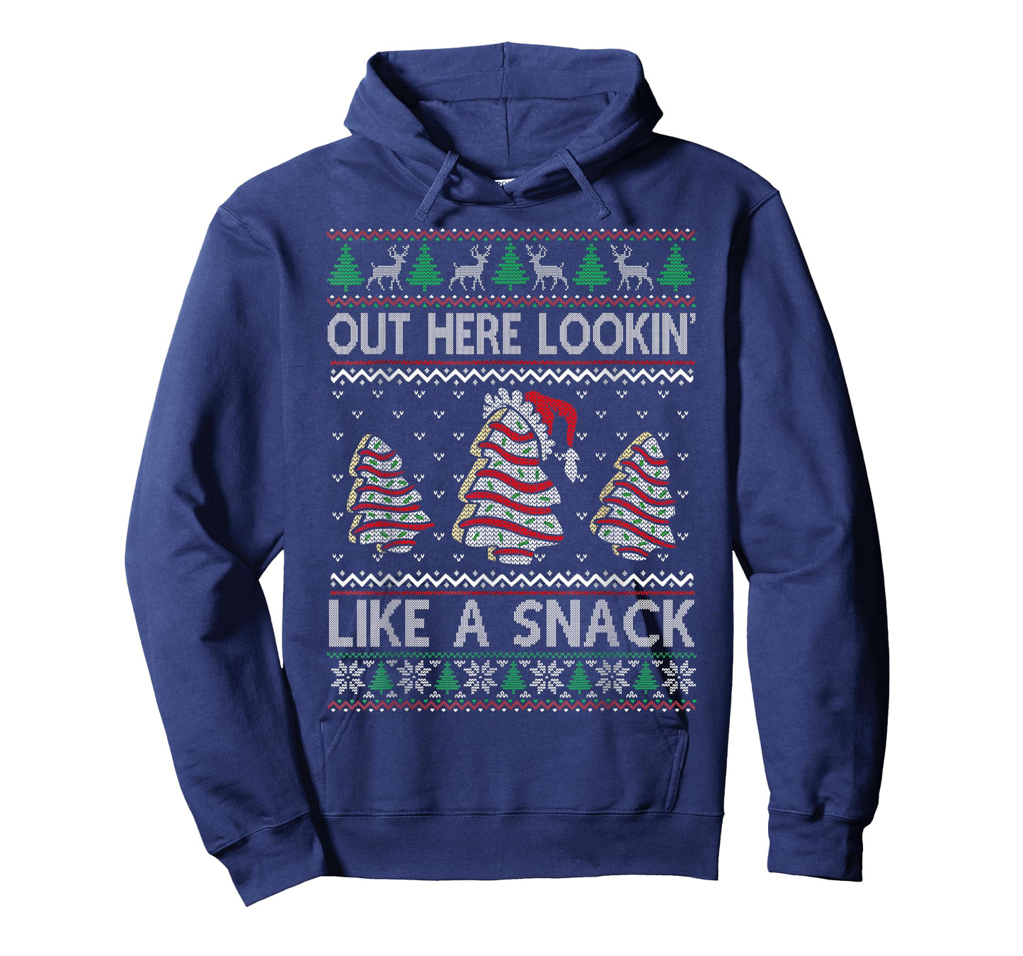 Out Here Lookin' Like A Snack Christmas Cakes Debbie Becky T-Shirt