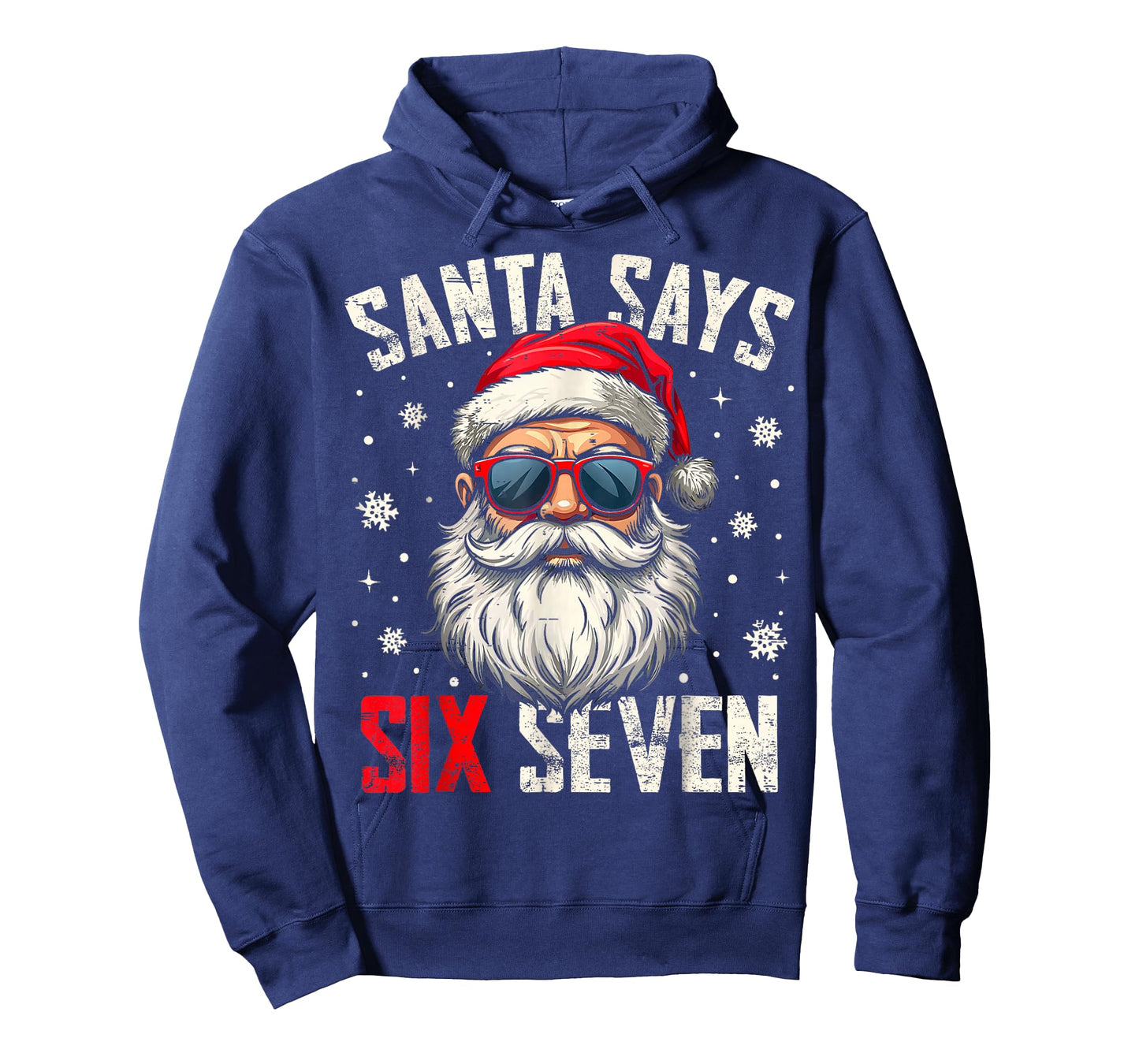 Funny Santa Says Six Seven Christmas 67 Meme Xmas Boys Girls T-Shirt