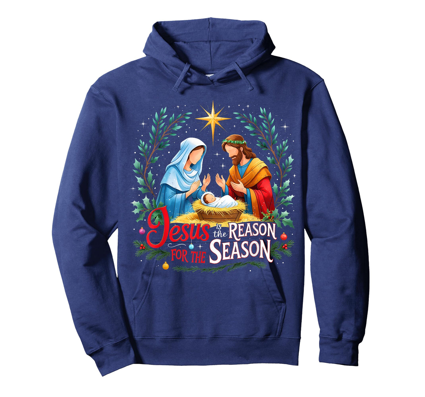 Jesus Reason for The Season Nativity Christmas Design T-Shirt
