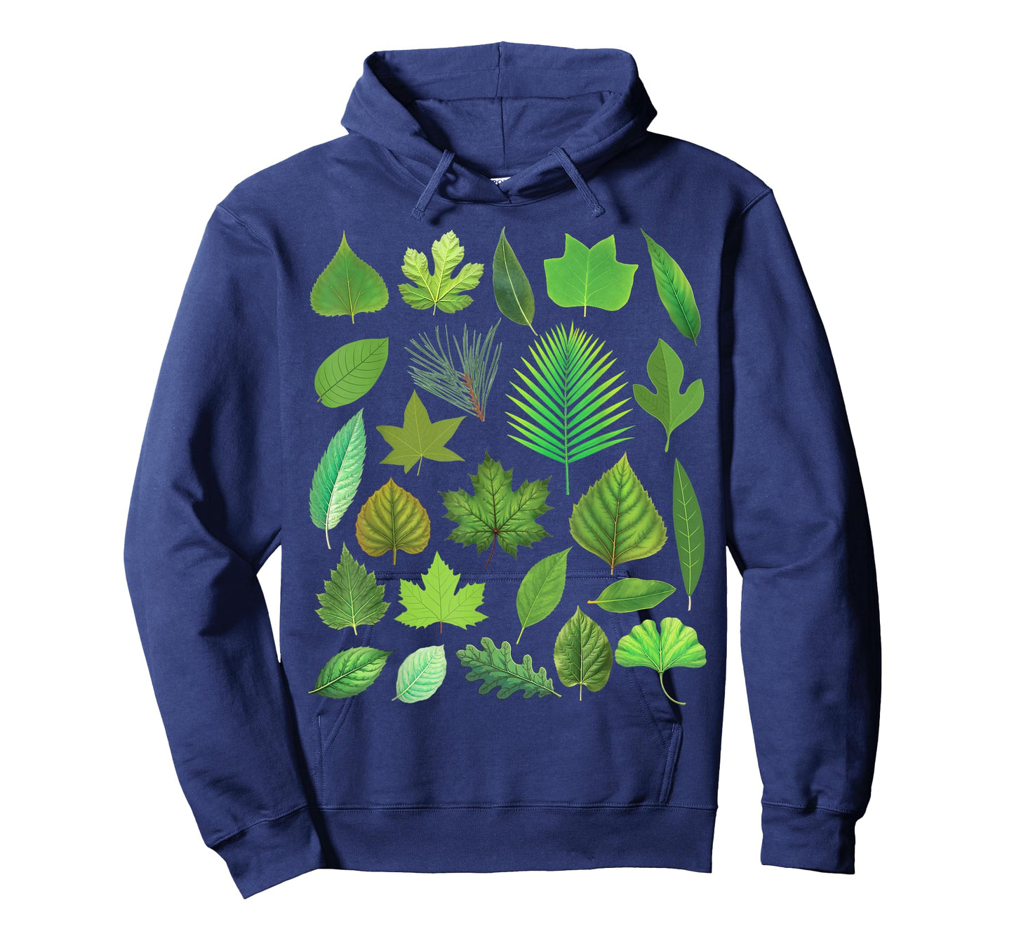 Types of Tree Leaves Biology Nature Educational T-Shirt