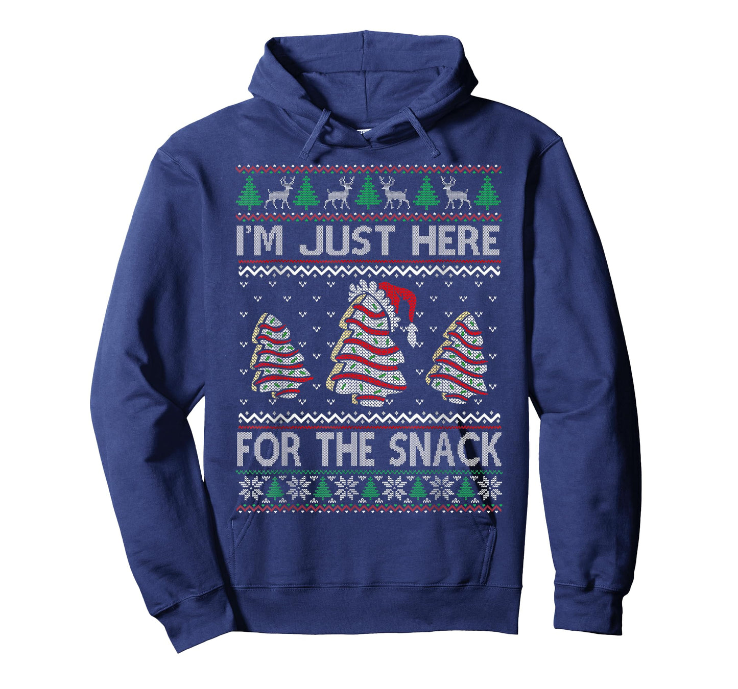 I'm Just Here for The Snack Christmas Cakes Debbie Becky T-Shirt
