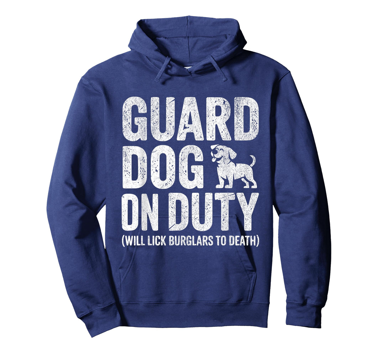 Funny Guard Dog T-Shirt Will Lick Burglars Dog Mom Dad Gift T-Shirt